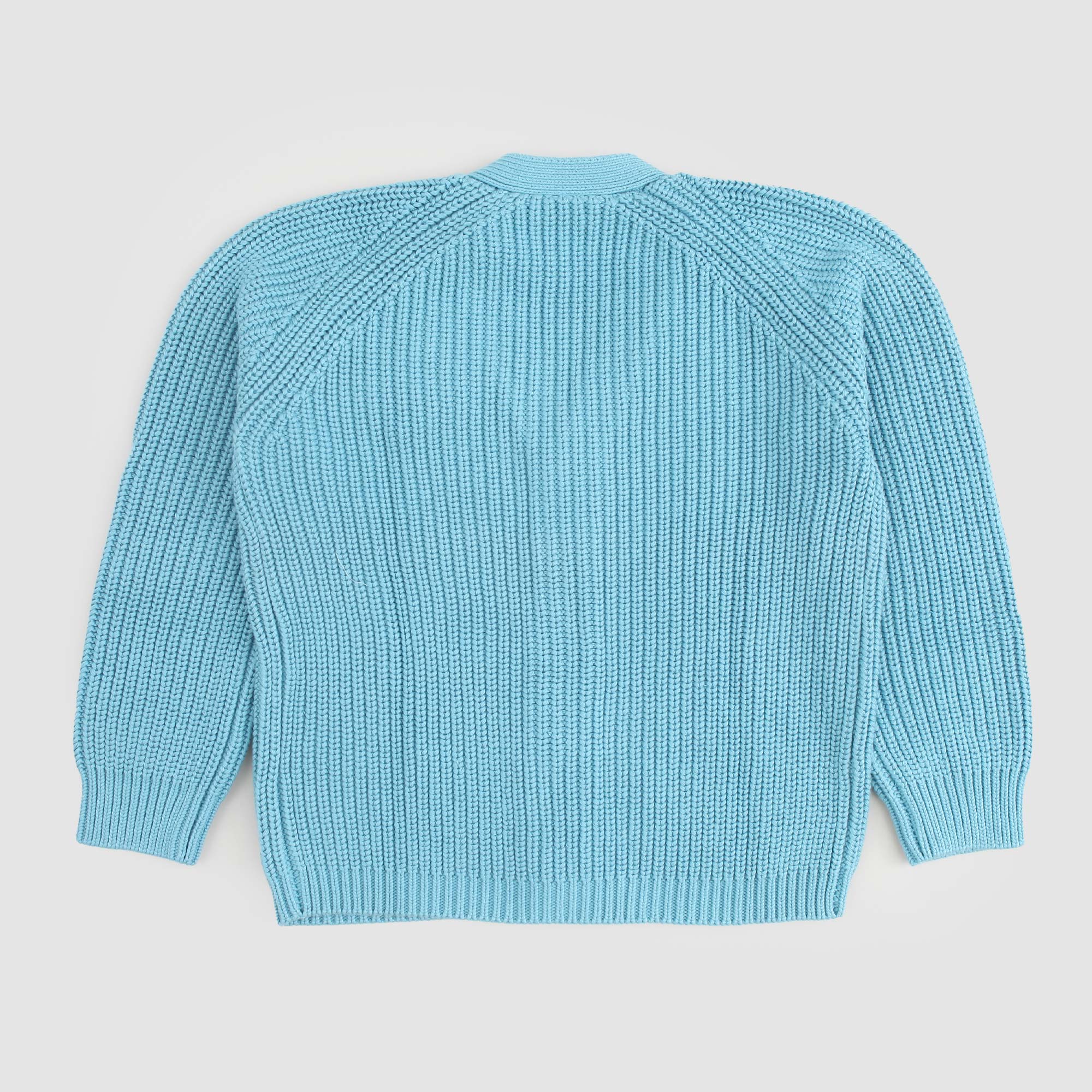 Cardigan Celeste Firmato Burberry - annameglio.com abbigliamento moda