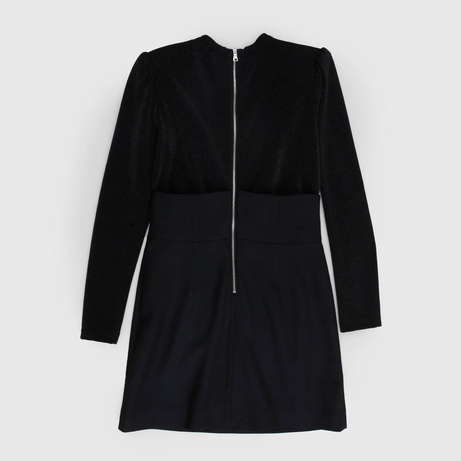 Vestito lurex nero con bottoni argento - annameglio.com abbigliamento moda