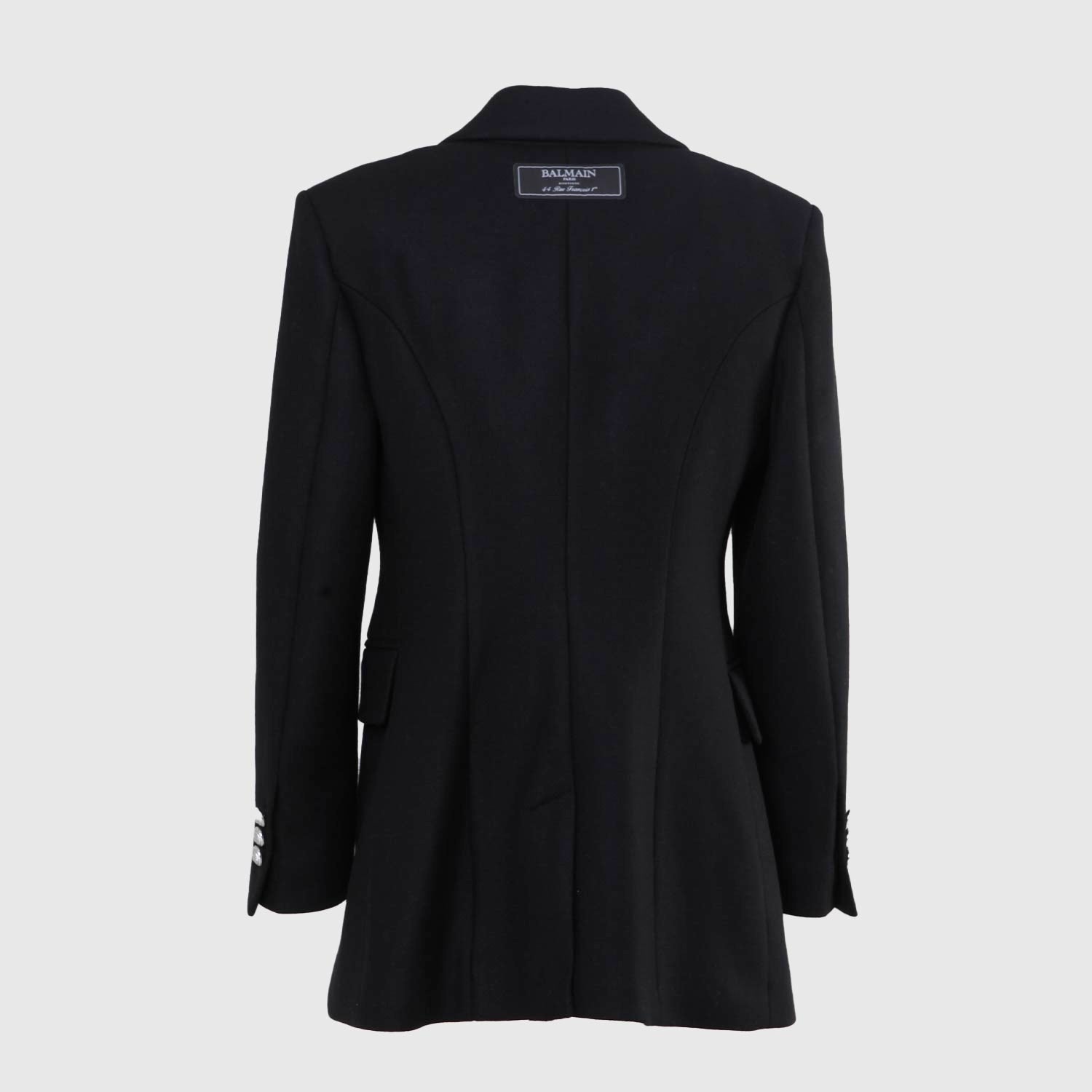 Giacca nera con bottoni argento - annameglio.com abbigliamento moda