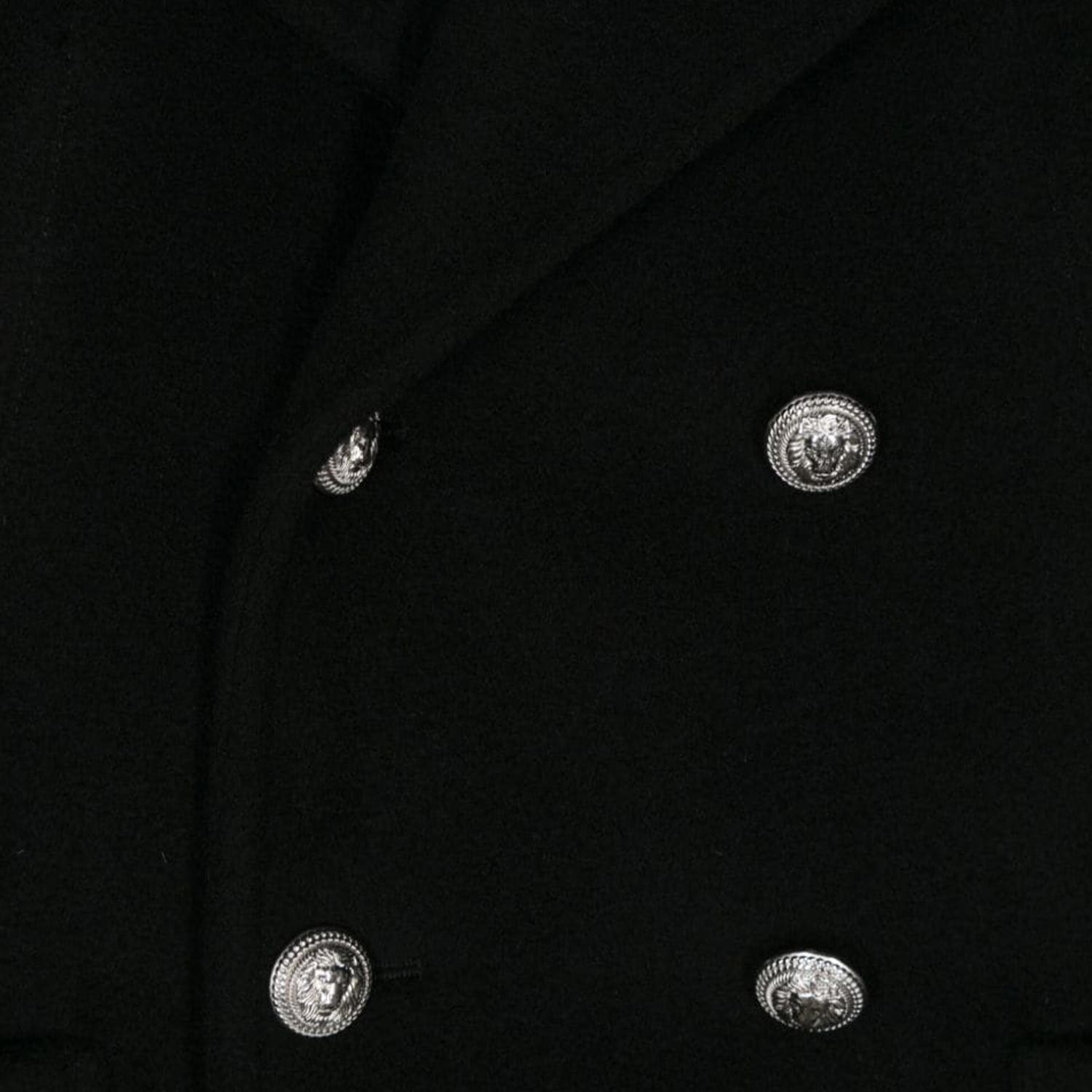 Cappotto lungo ragazza nero e argento - annameglio.com abbigliamento moda