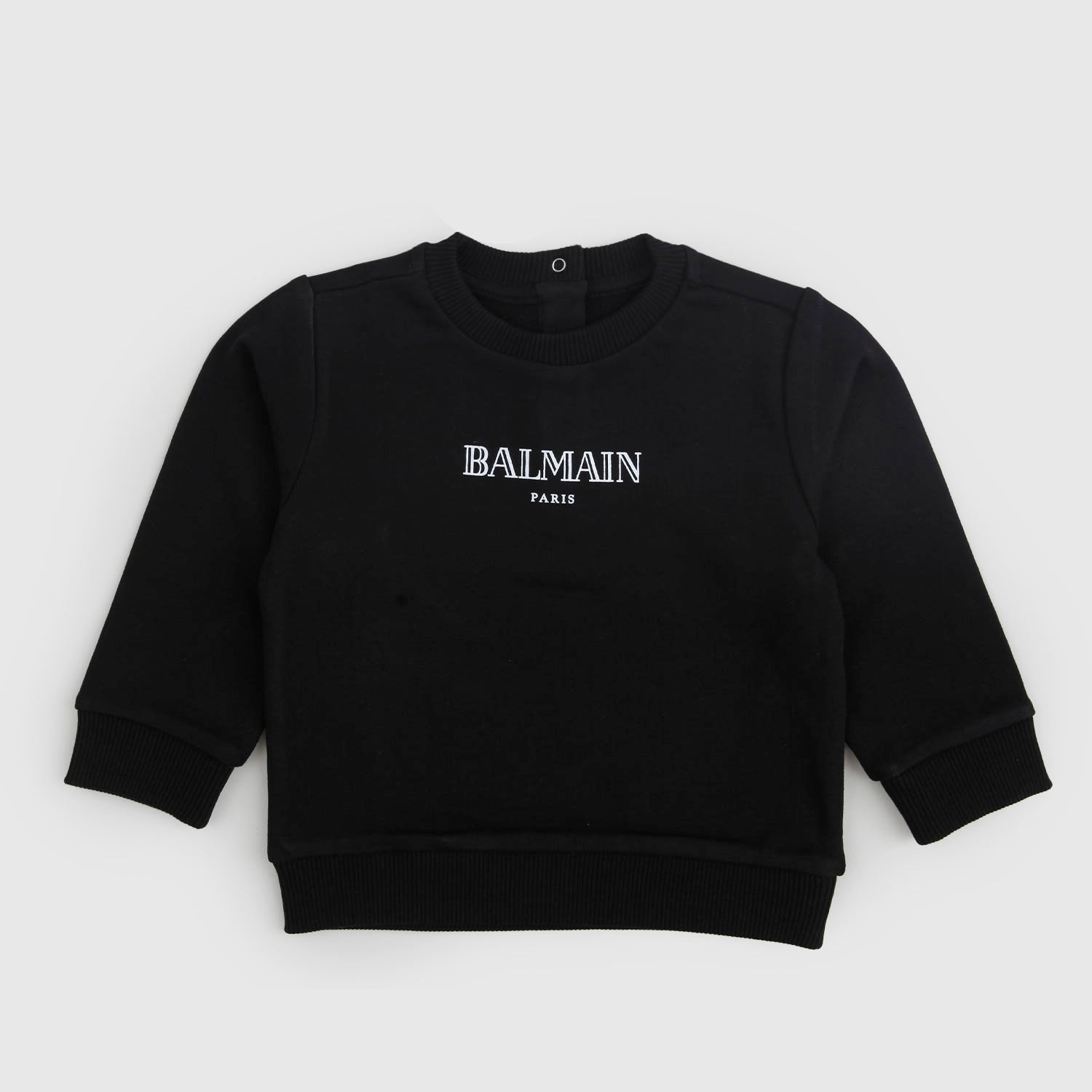 Felpa nera new born con logo - annameglio.com abbigliamento moda