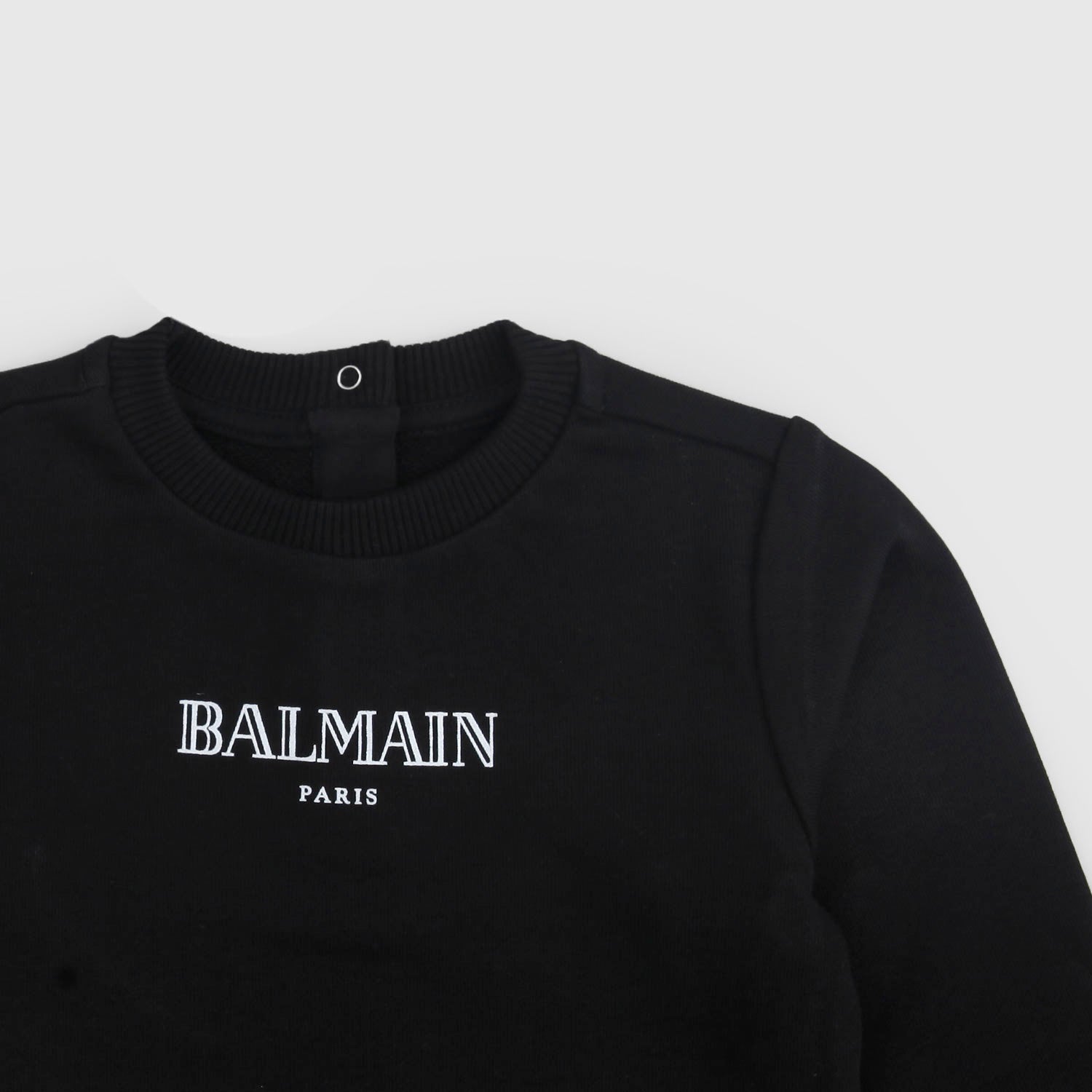 Felpa nera new born con logo - annameglio.com abbigliamento moda