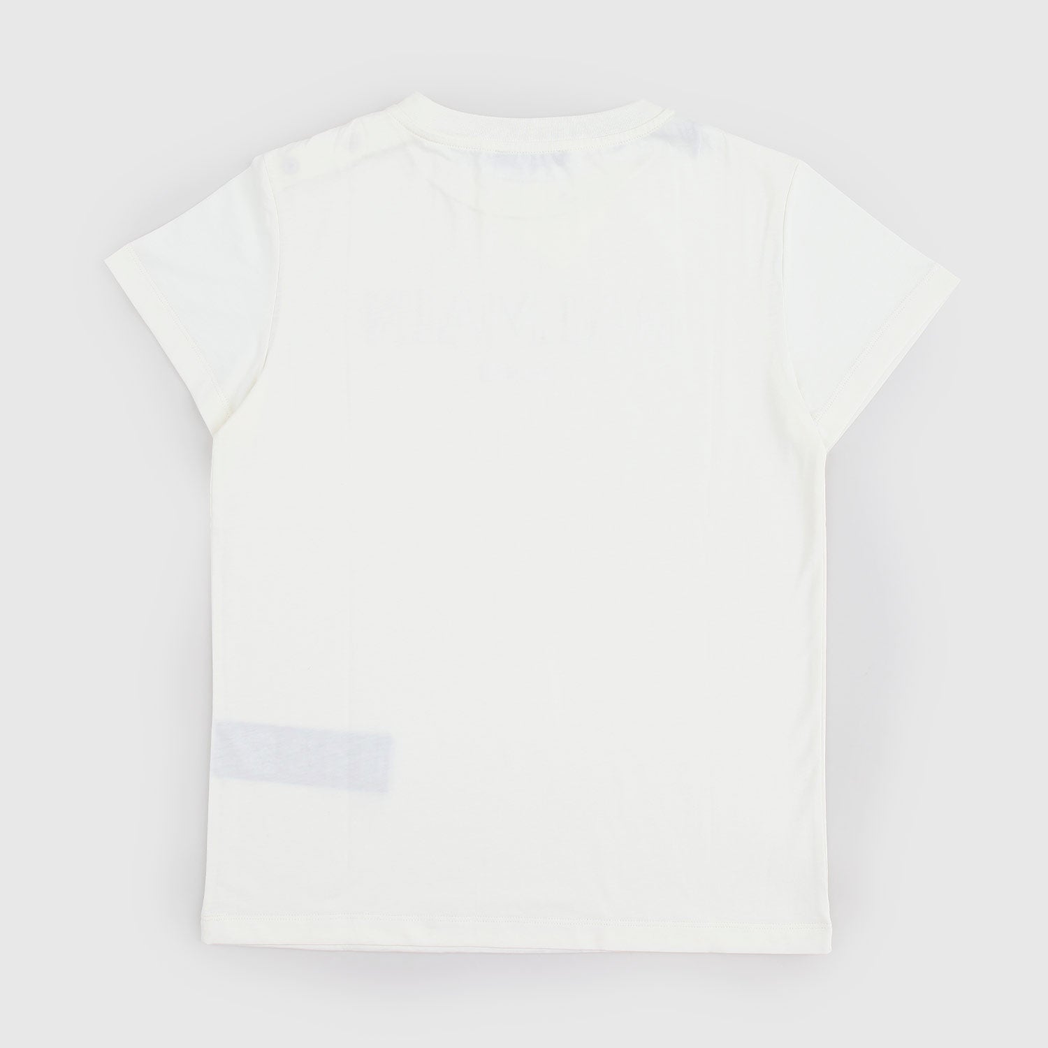 T-shirt beige con logo e bottoncini d’oro - annameglio.com abbigliamento moda