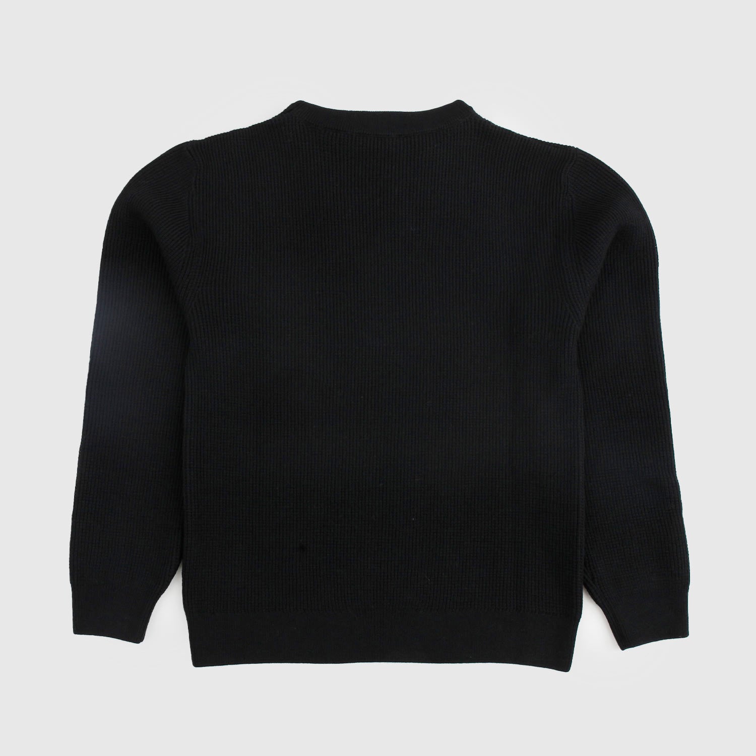 Maglia Nera a Collo Alto in Lana con Logo - annameglio.com abbigliamento moda