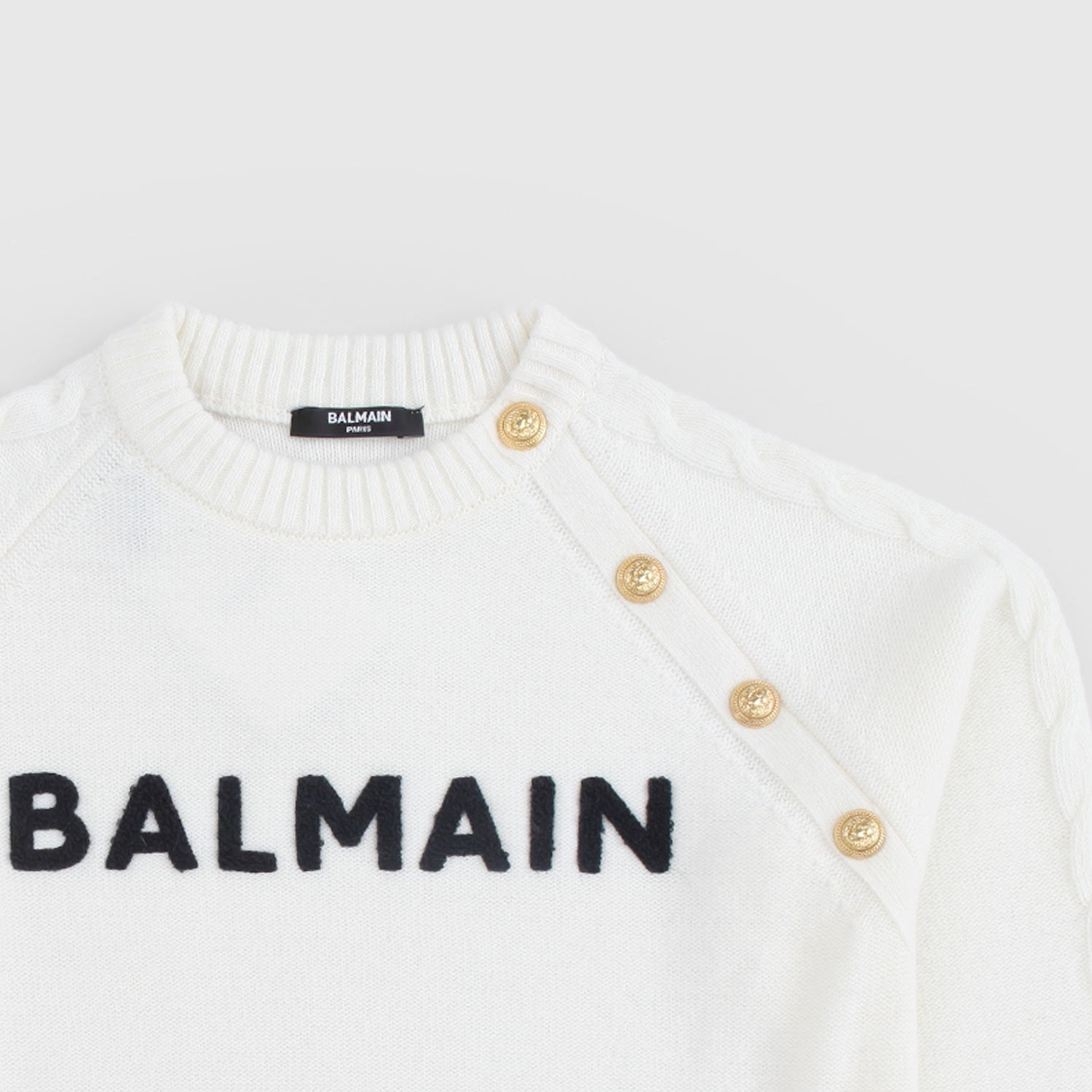 Maglia in Misto Lana con Bottoni Oro - annameglio.com abbigliamento moda