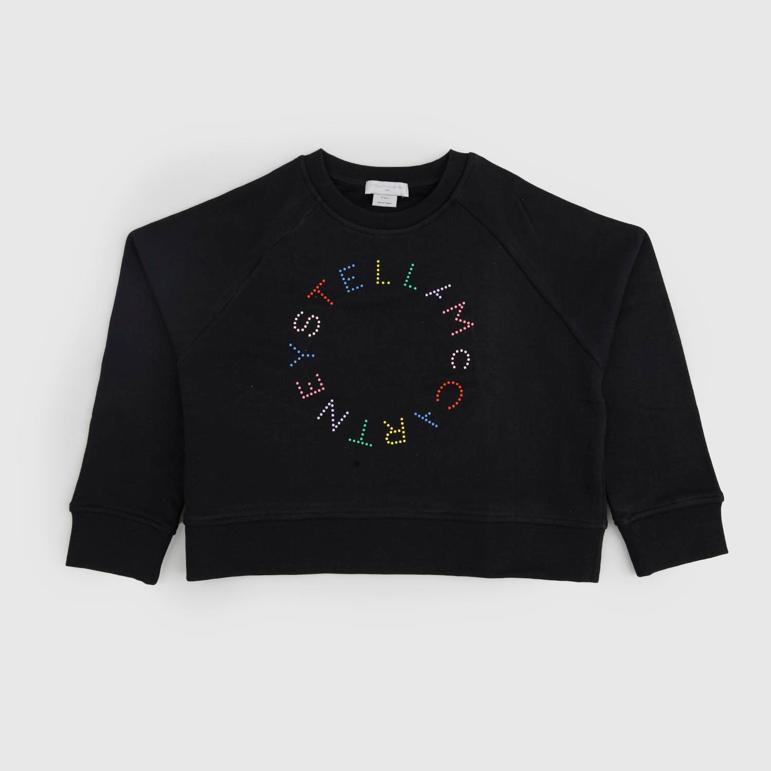 Felpa in cotone con logo circolare - annameglio.com abbigliamento moda