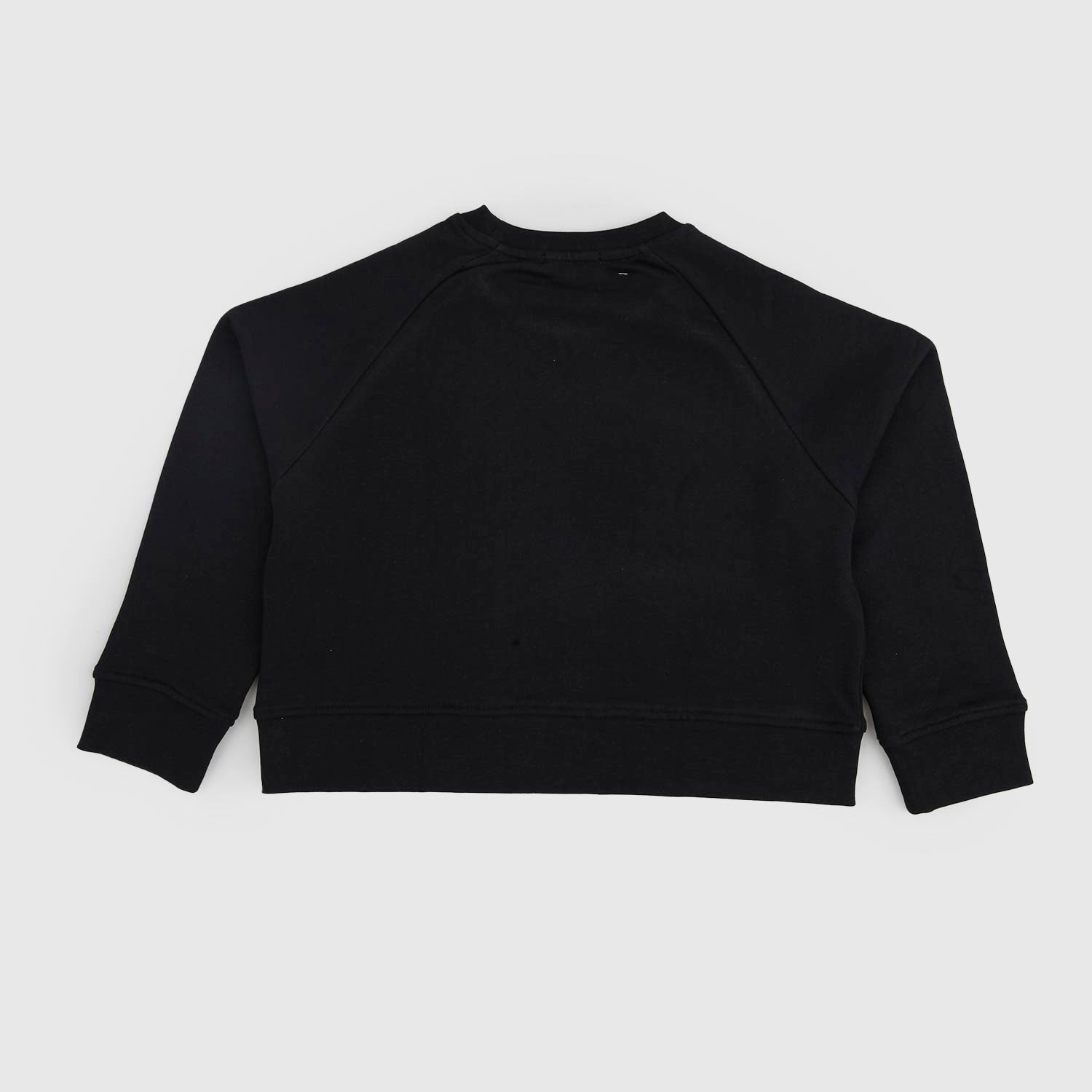 Felpa in cotone con logo circolare - annameglio.com abbigliamento moda