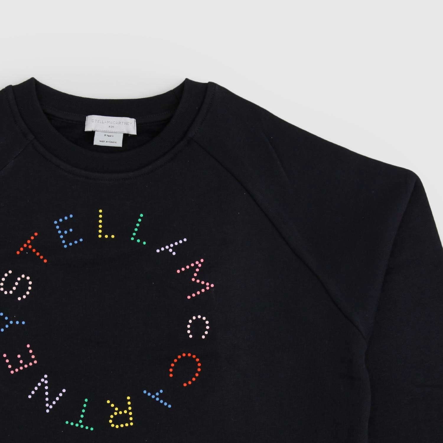 Felpa in cotone con logo circolare - annameglio.com abbigliamento moda