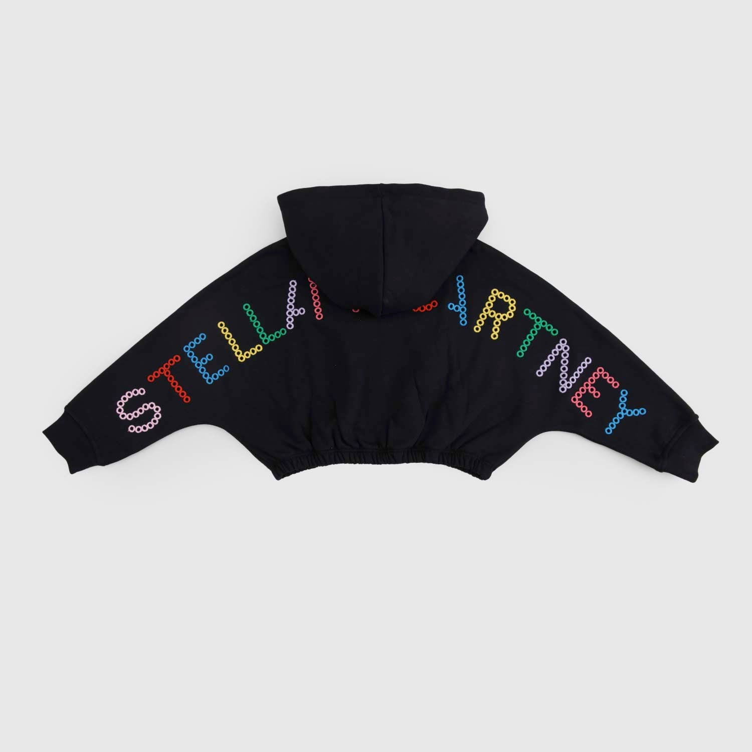 Felpa full zip cropped icon nera - annameglio.com abbigliamento moda