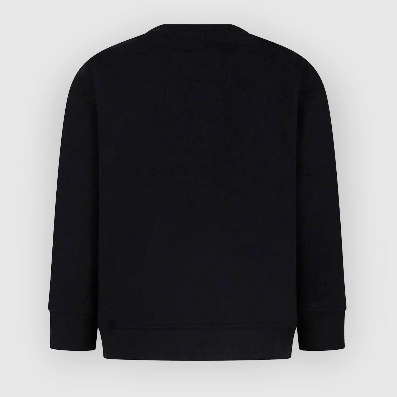 Felpa nera con logo circolare bianco - annameglio.com abbigliamento moda