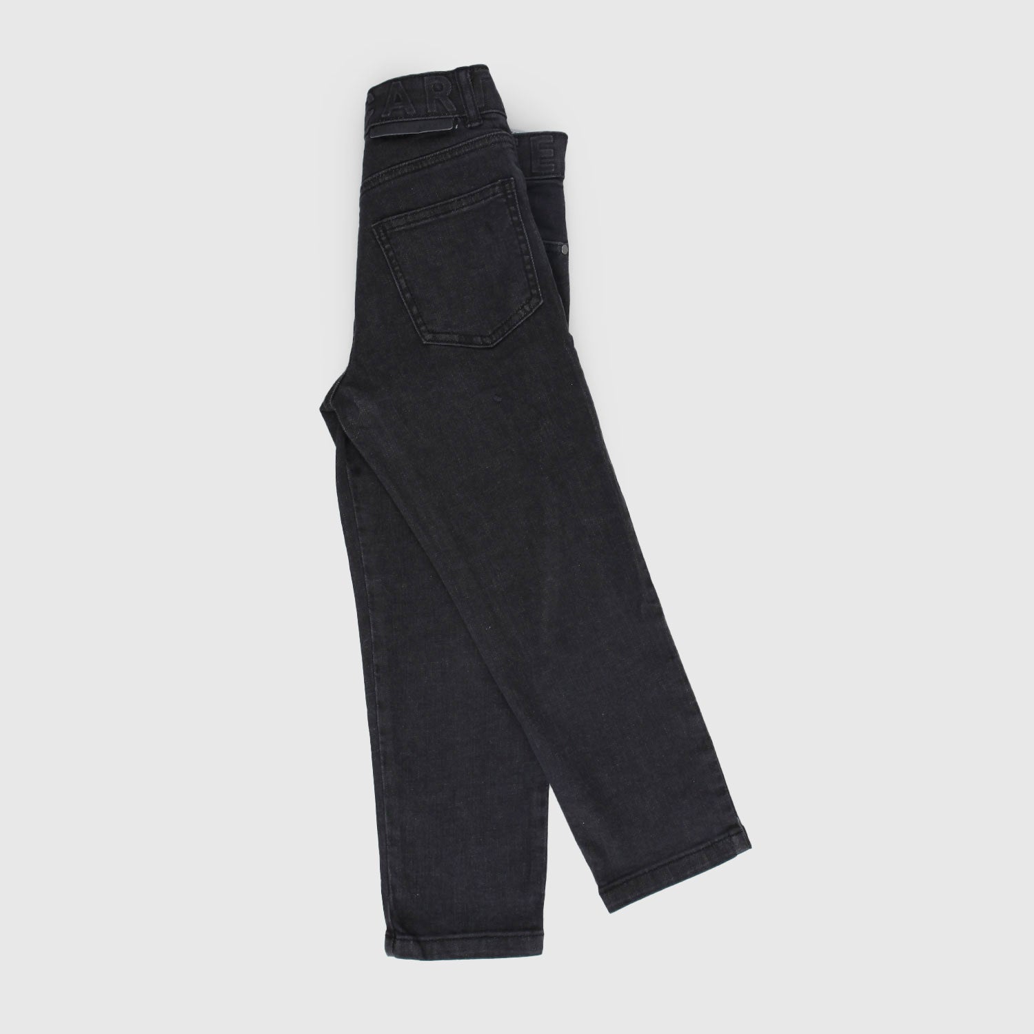 Jeans in Denim nero con logo in rilievo - annameglio.com abbigliamento moda