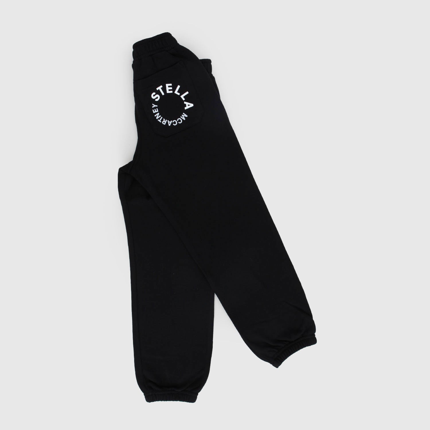 Pantalone nero con logo circolare - annameglio.com abbigliamento moda