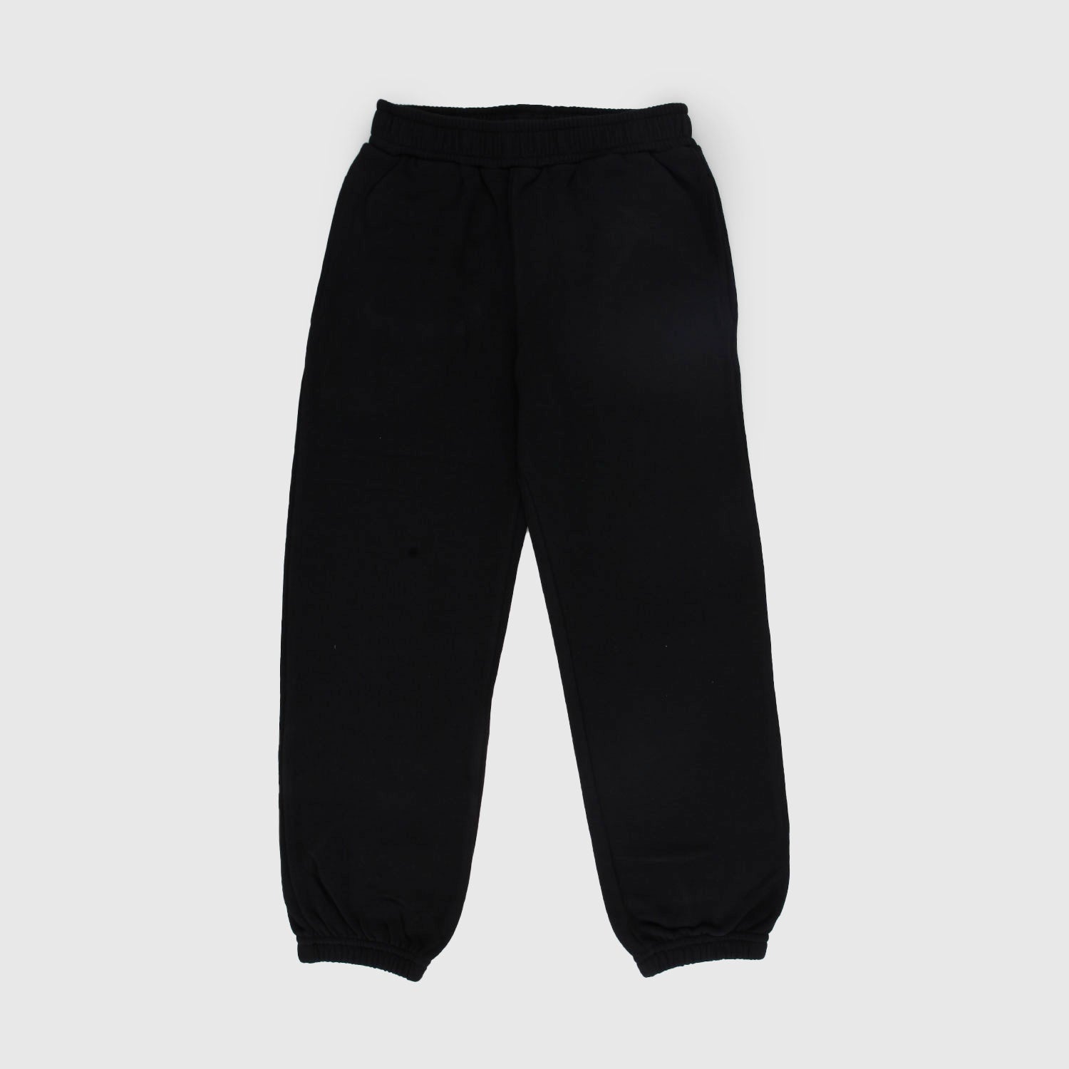 Pantalone nero con logo circolare - annameglio.com abbigliamento moda