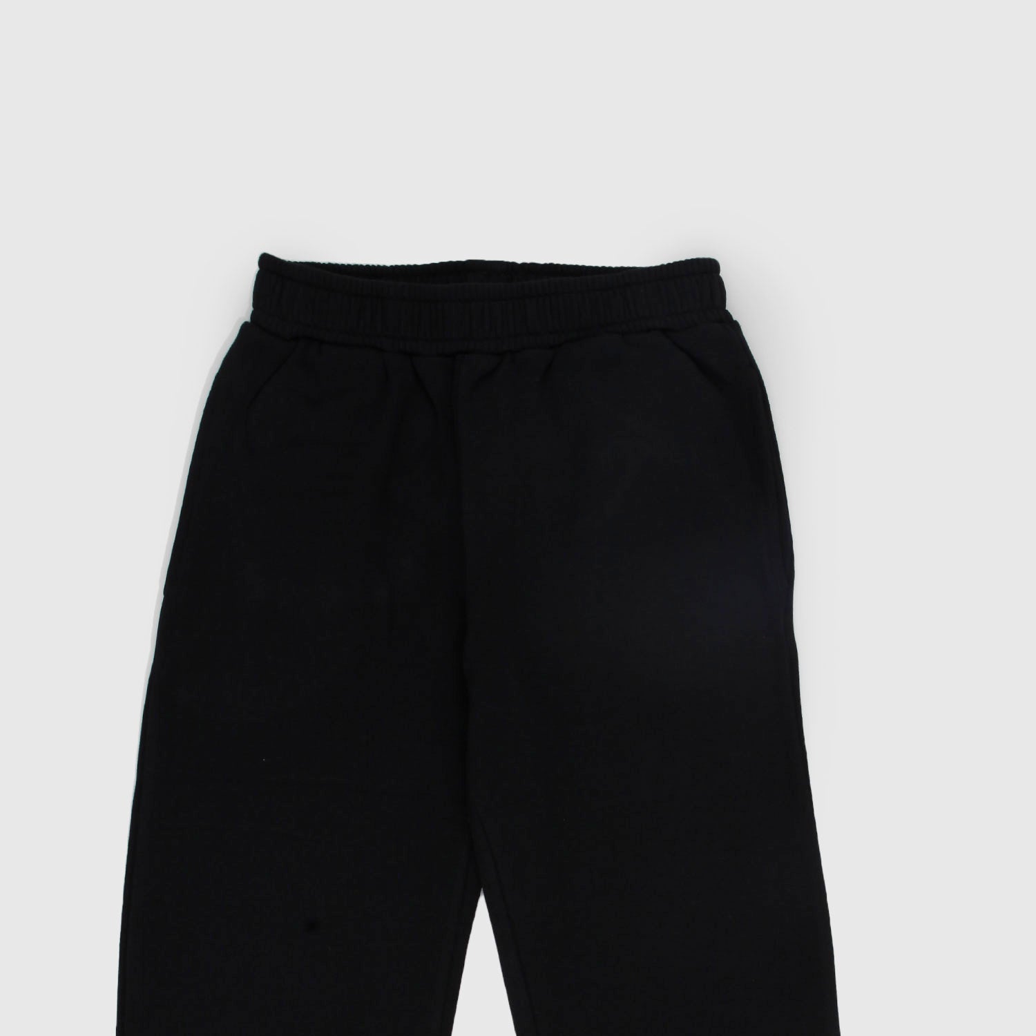 Pantalone nero con logo circolare - annameglio.com abbigliamento moda