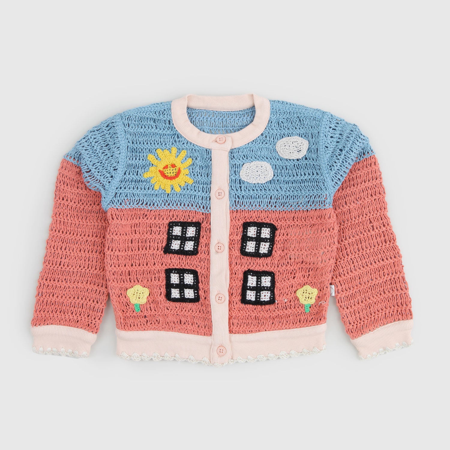 Cardigan lavorato a maglia con fattoria - annameglio.com abbigliamento moda