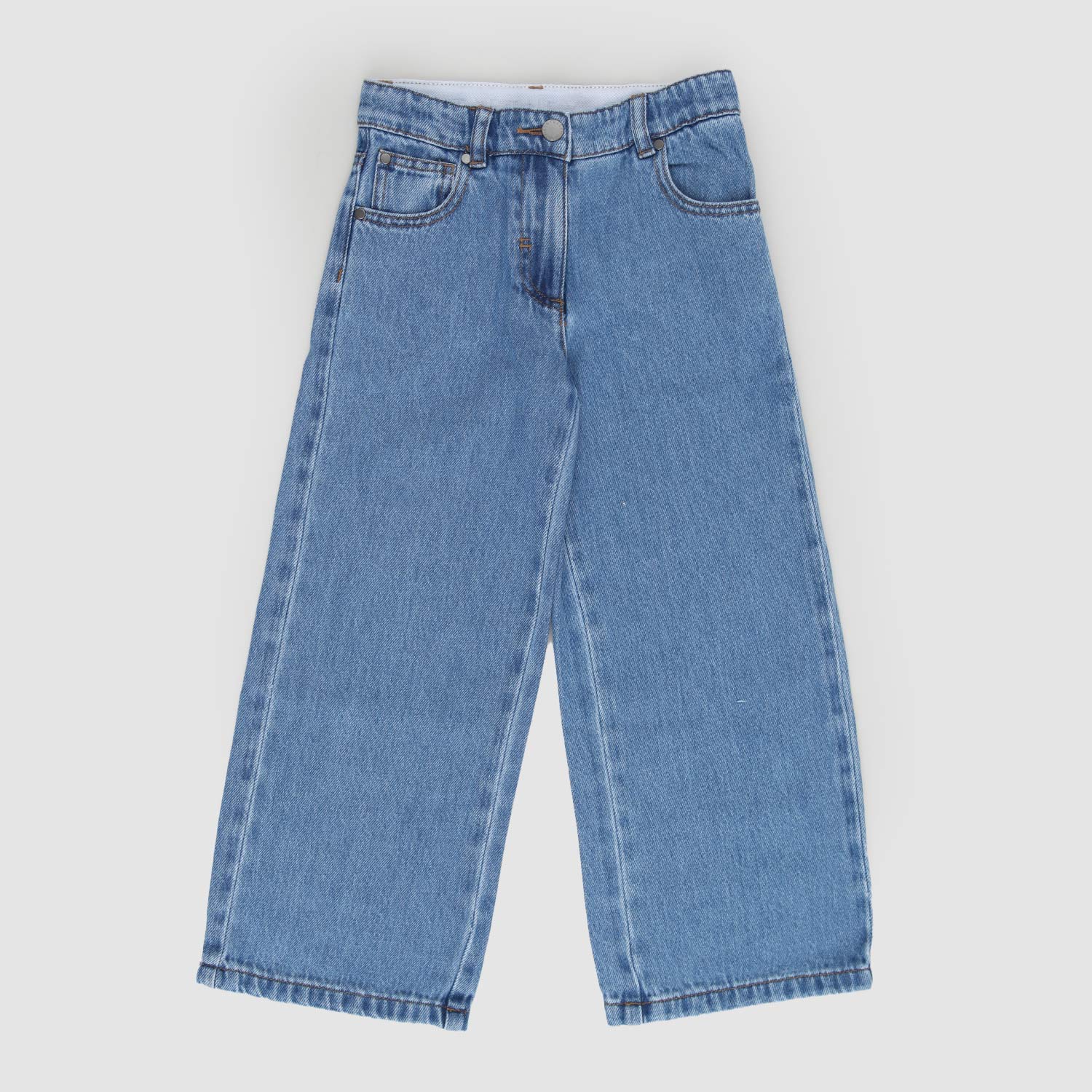 Pantalone Jeans Lavaggio Vintage e Gamba Dritta - annameglio.com abbigliamento moda