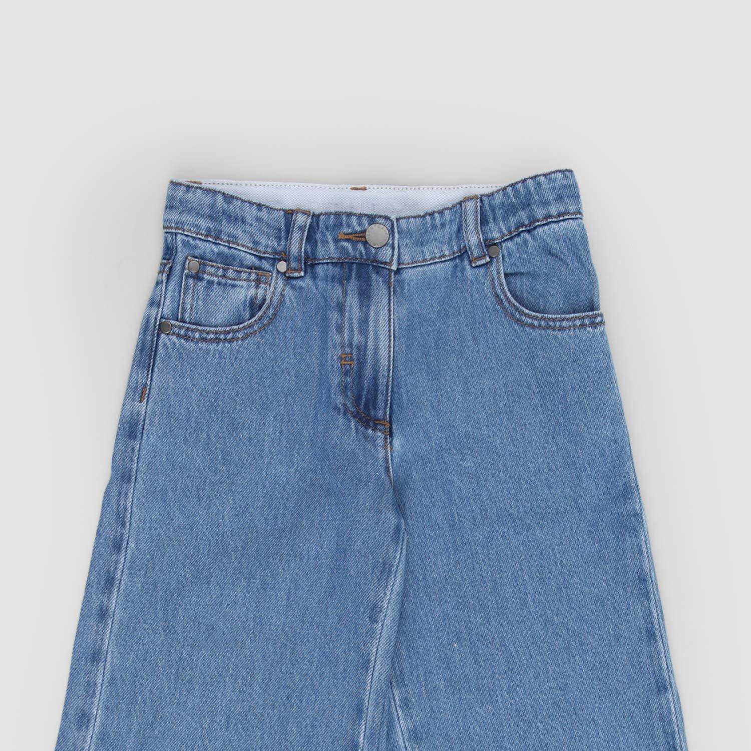 Pantalone Jeans Lavaggio Vintage e Gamba Dritta - annameglio.com abbigliamento moda