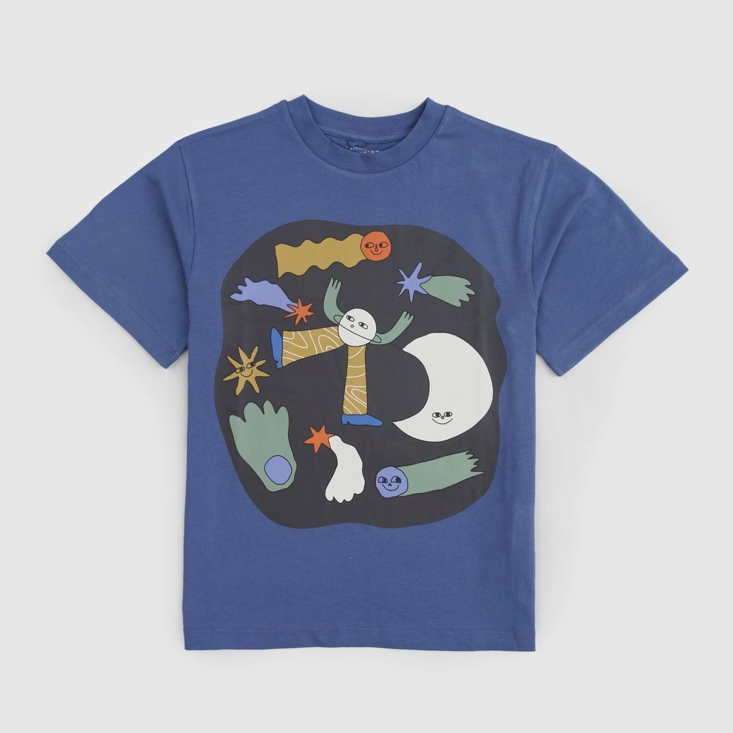T-shirt Blu per bambini con grafica spazio - annameglio.com abbigliamento moda