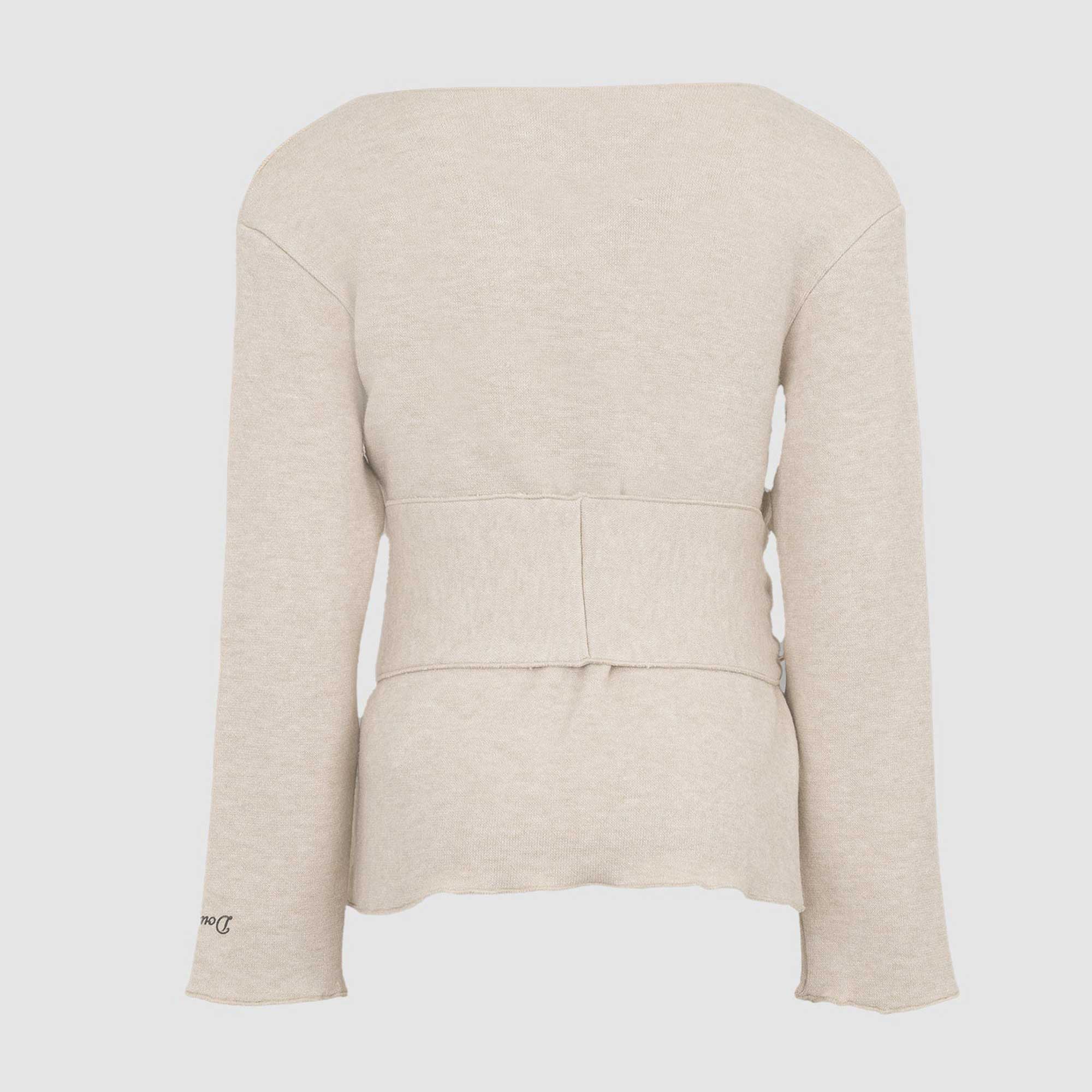 Cardigan Fiordaliso in felpa con logo - annameglio.com abbigliamento moda