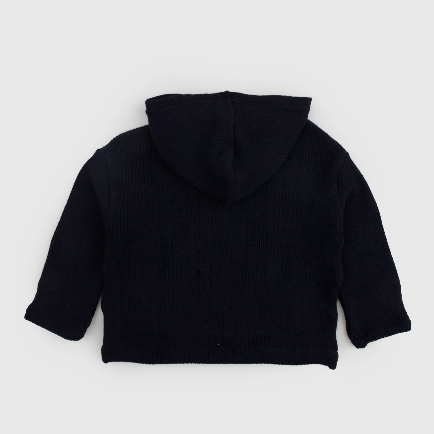 Maglione Blu scuro con cappuccio modello felpa - annameglio.com abbigliamento moda