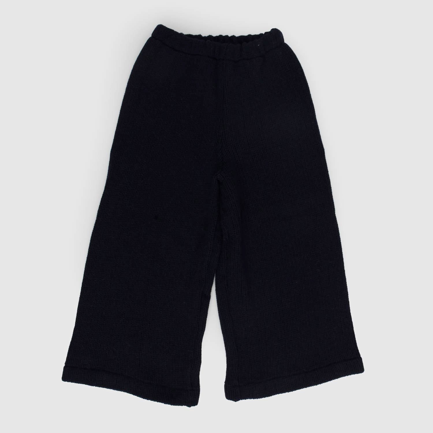 Pantalone cropped wool blue navy - annameglio.com abbigliamento moda