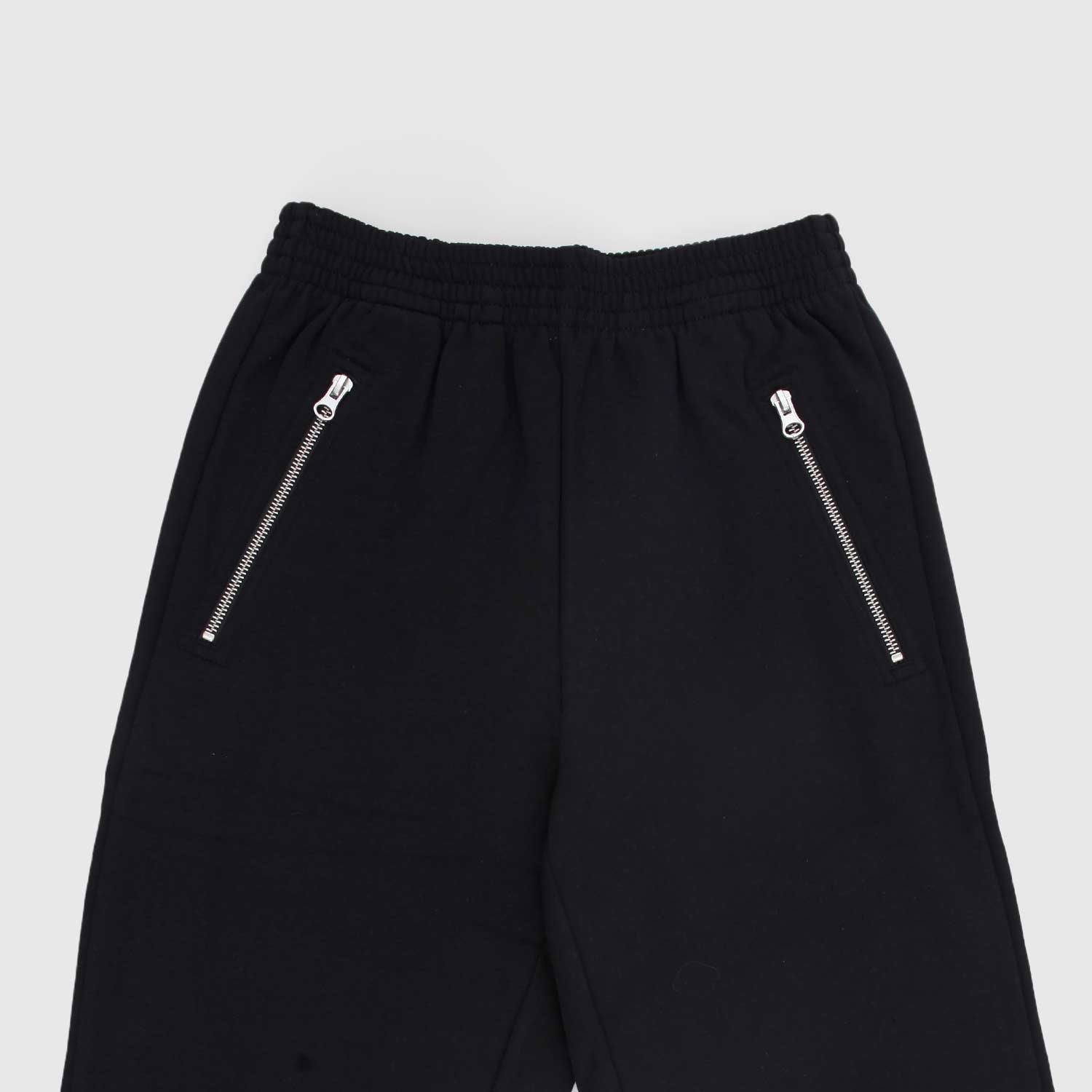 Jogger regular neri con zip - annameglio.com abbigliamento moda