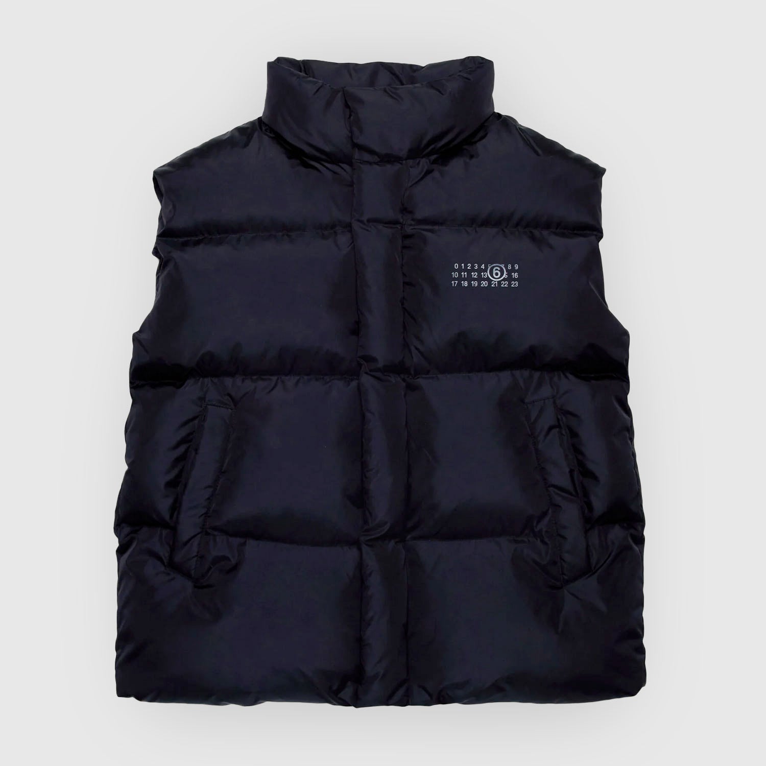 Piumino smanicato nero con logo - annameglio.com abbigliamento moda