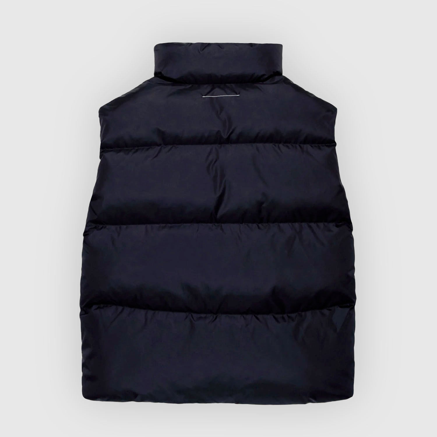 Piumino smanicato nero con logo - annameglio.com abbigliamento moda