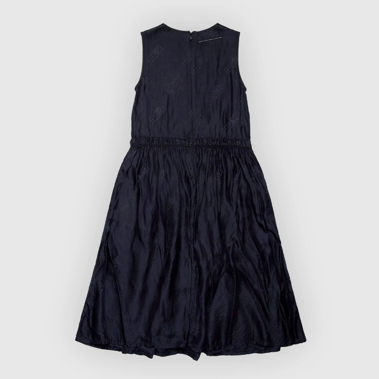 Abito smanicato nero in satin - annameglio.com abbigliamento moda