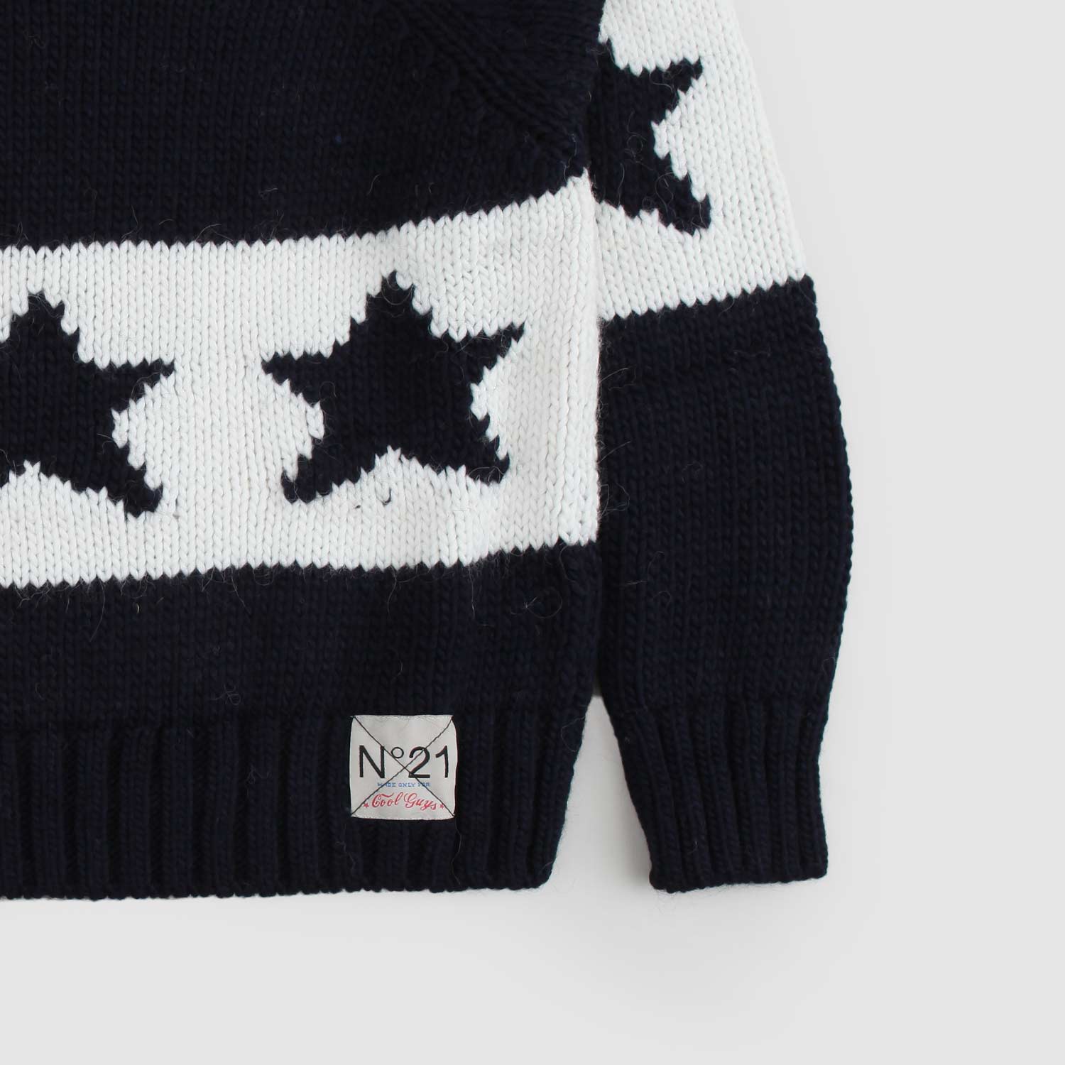 Pullover misto alpaca con motivo stella - annameglio.com abbigliamento moda