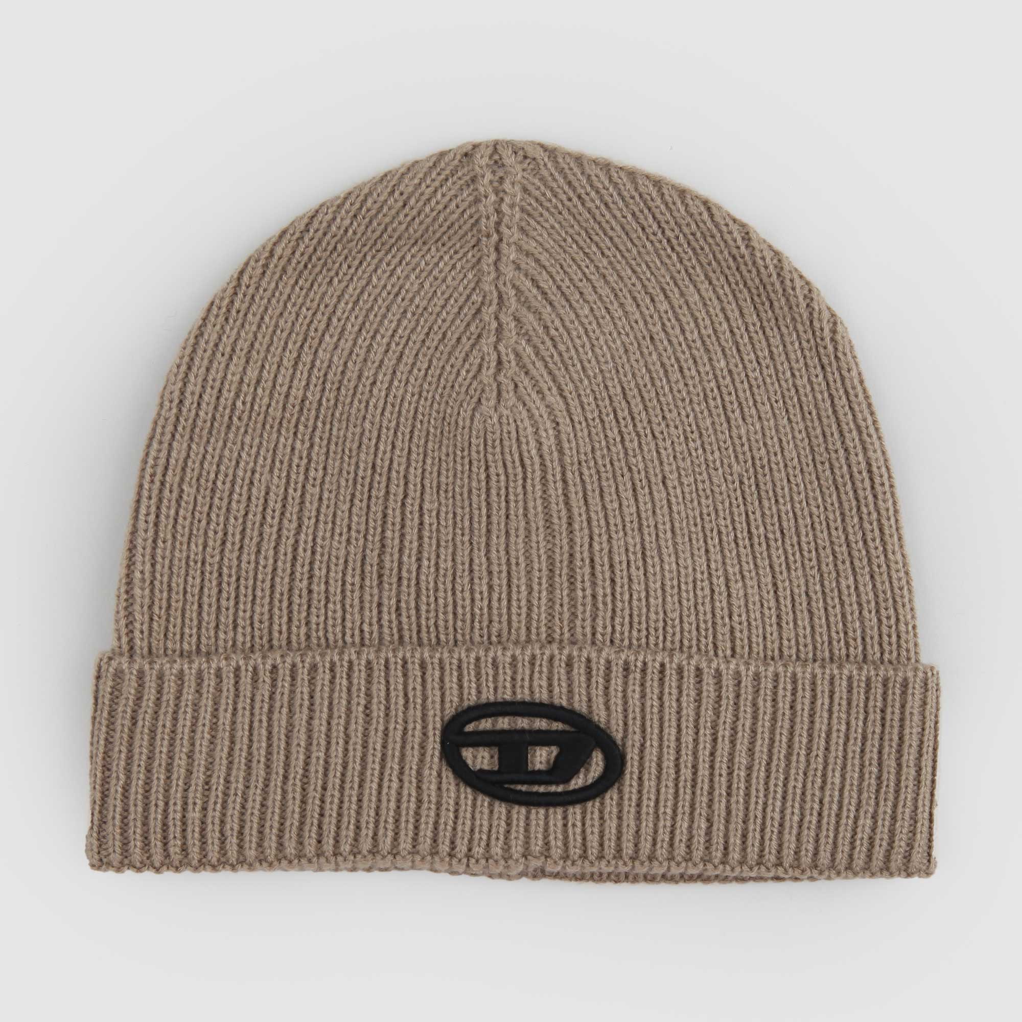 Berretto A Coste Con Ricamo Firmato Diesel - annameglio.com abbigliamento moda