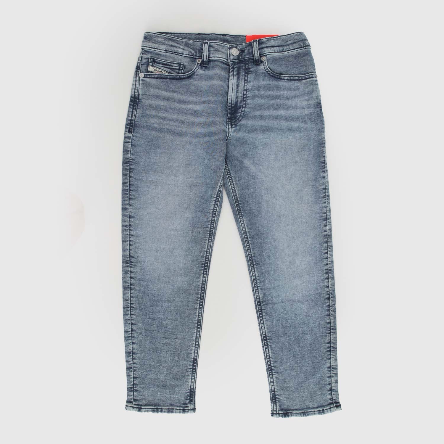 JoggJeans tapered blu medio sfumato D Lucas - annameglio.com abbigliamento moda