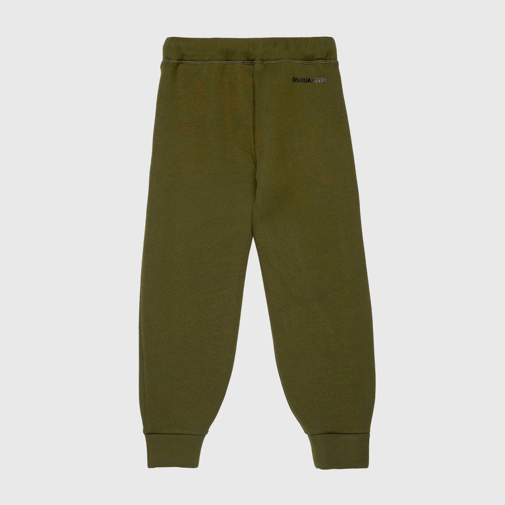 Pantalone Tuta Verde Militare DSQUARED2 - annameglio.com abbigliamento moda