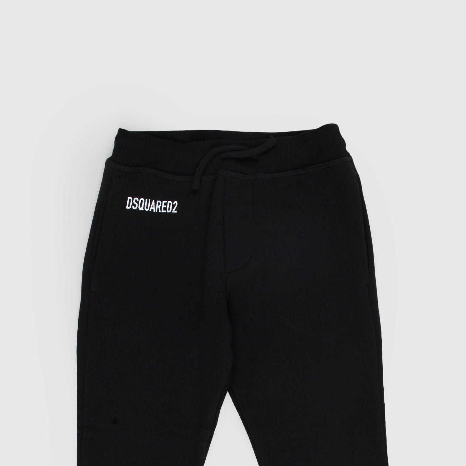 Pantalone nero jogger con logo ad X - annameglio.com abbigliamento moda