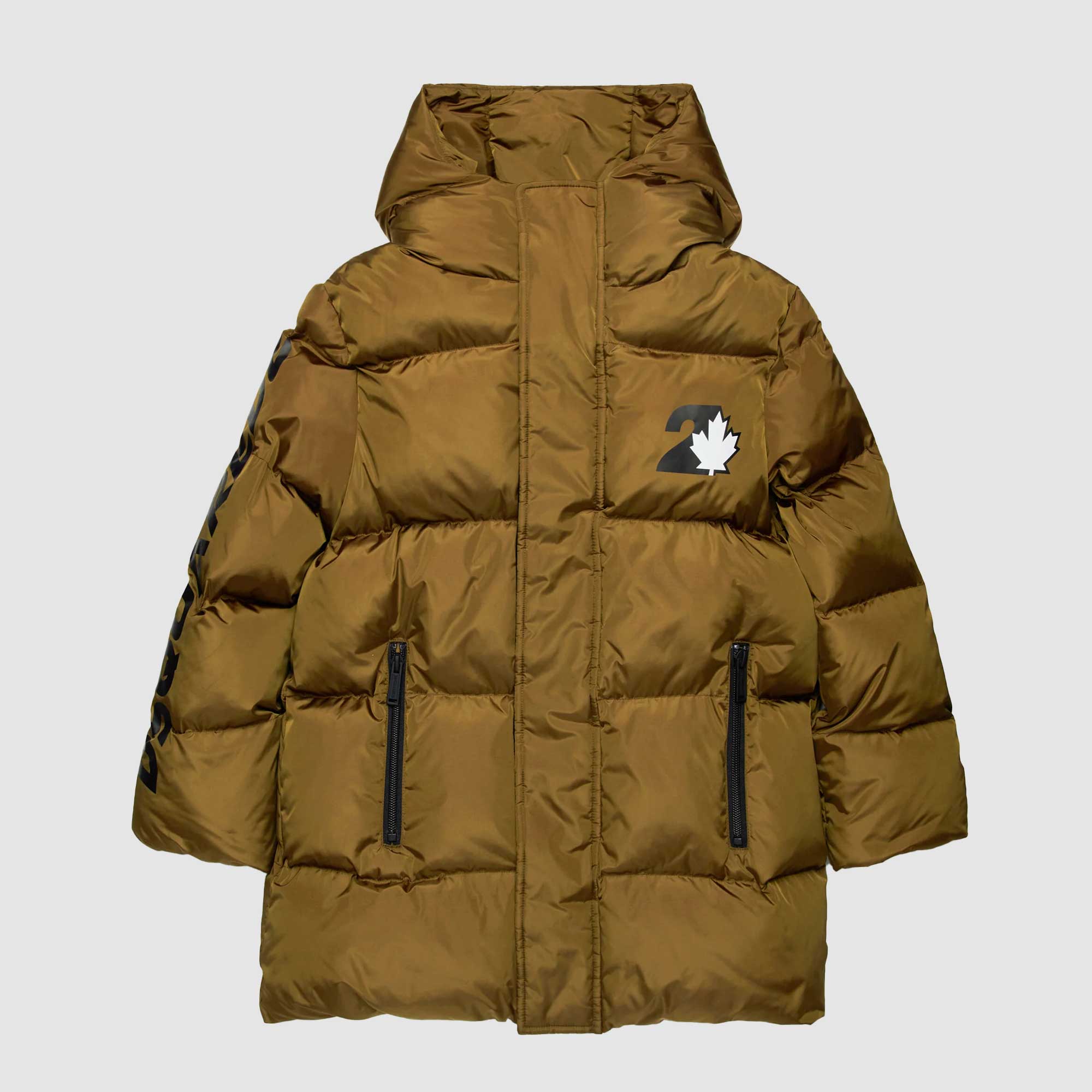 Piumino Marrone Cognac DSQUARED2 - annameglio.com abbigliamento moda