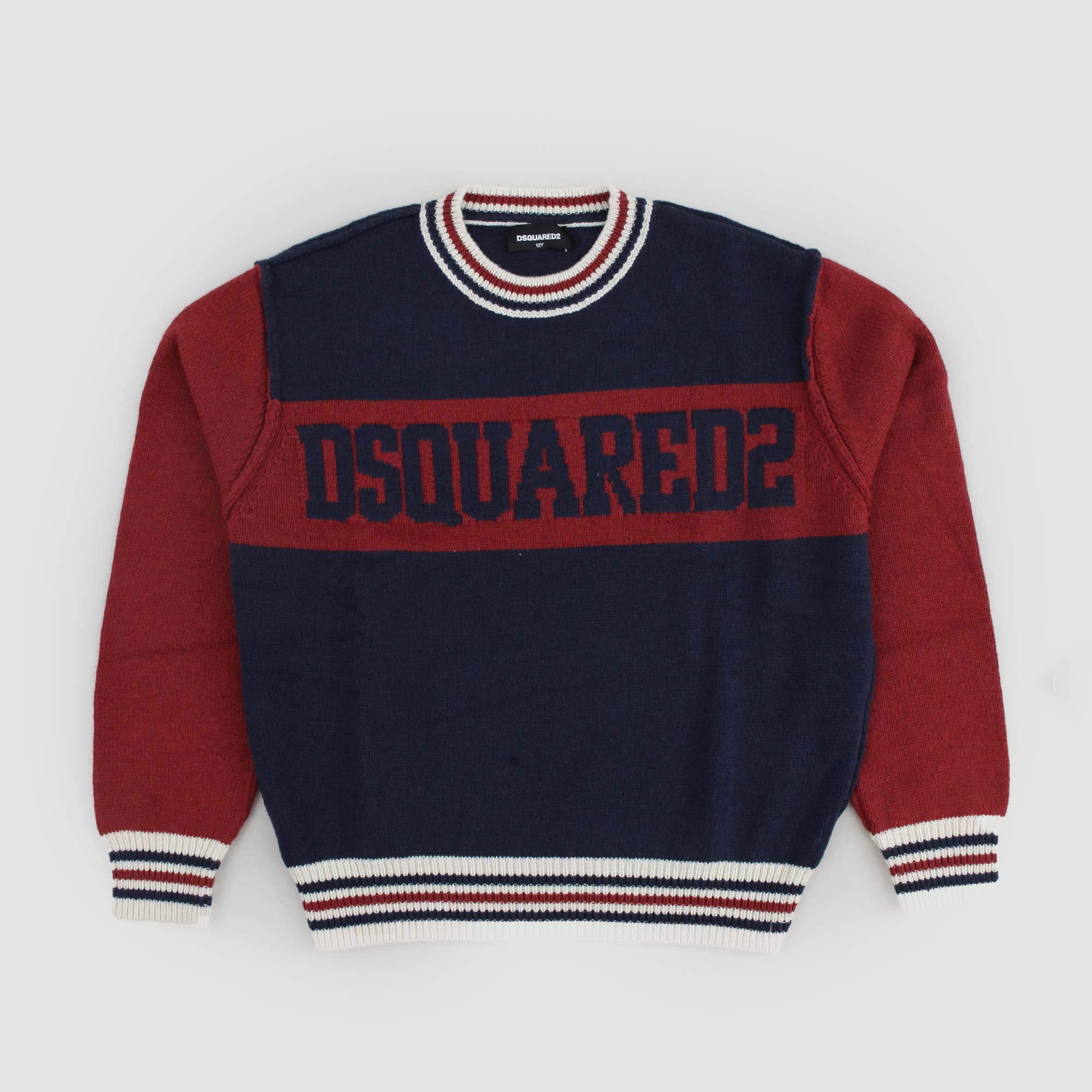 Maglione in maglia firmato Dsquared2 Kids - annameglio.com abbigliamento moda