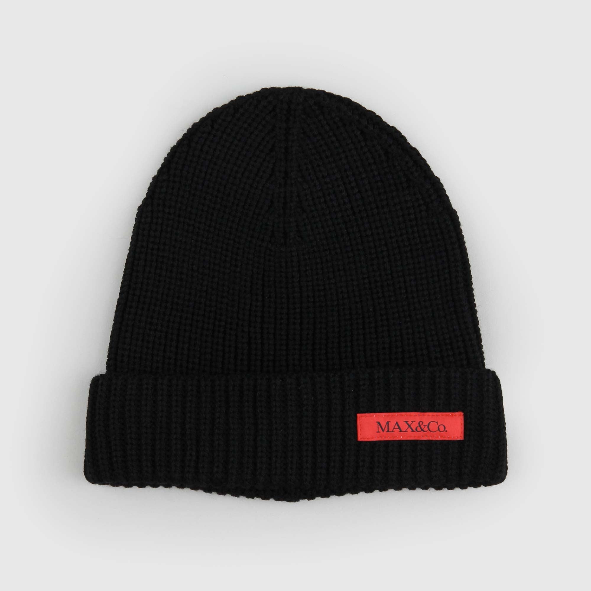 Berretto a maglia misto lana nero - annameglio.com abbigliamento moda