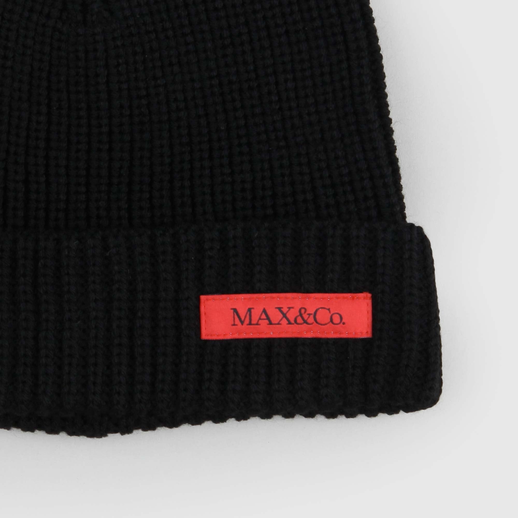 Berretto a maglia misto lana nero - annameglio.com abbigliamento moda