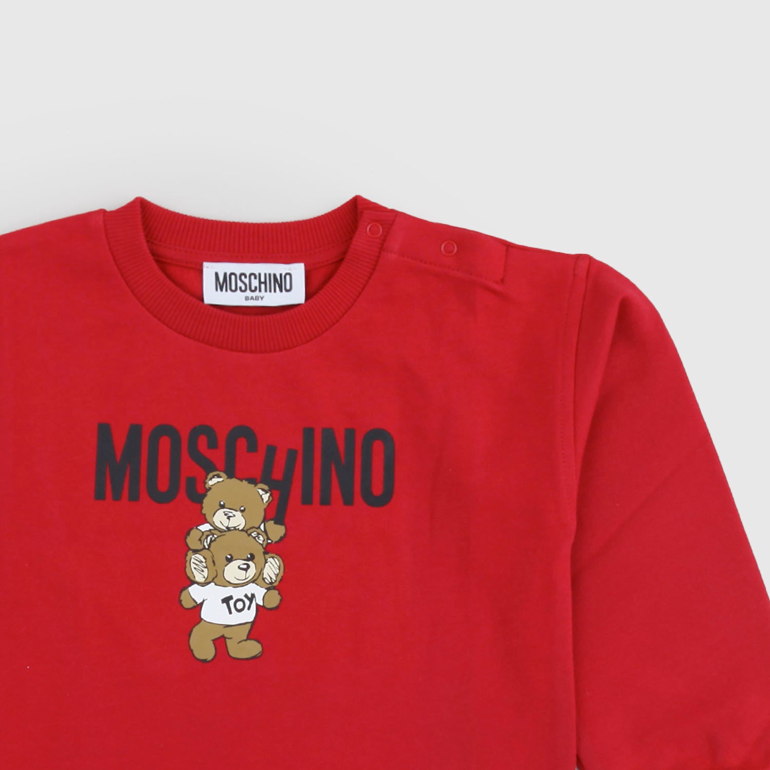 Felpa rossa con doppio Teddy - annameglio.com abbigliamento moda