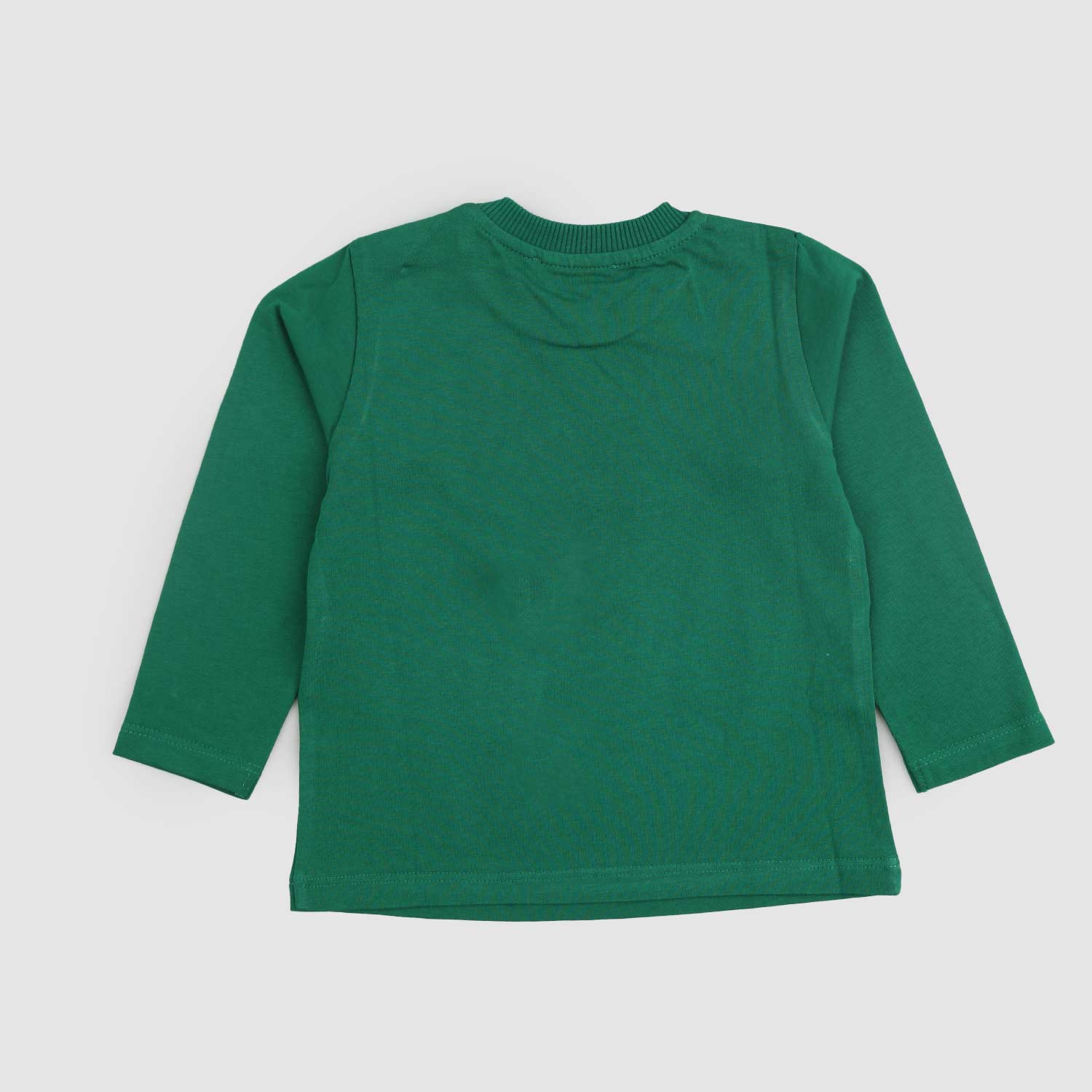T-shirt verde con doppia stampa Teddy - annameglio.com abbigliamento moda