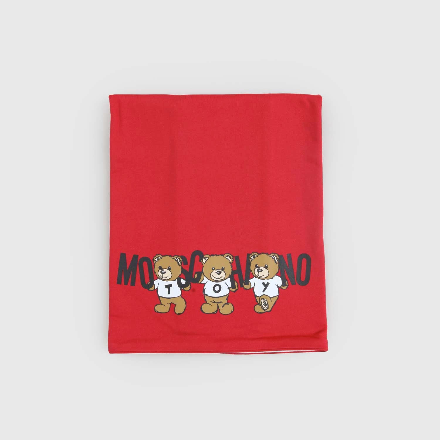 copertina moschino rossa orsetti - annameglio.com abbigliamento moda