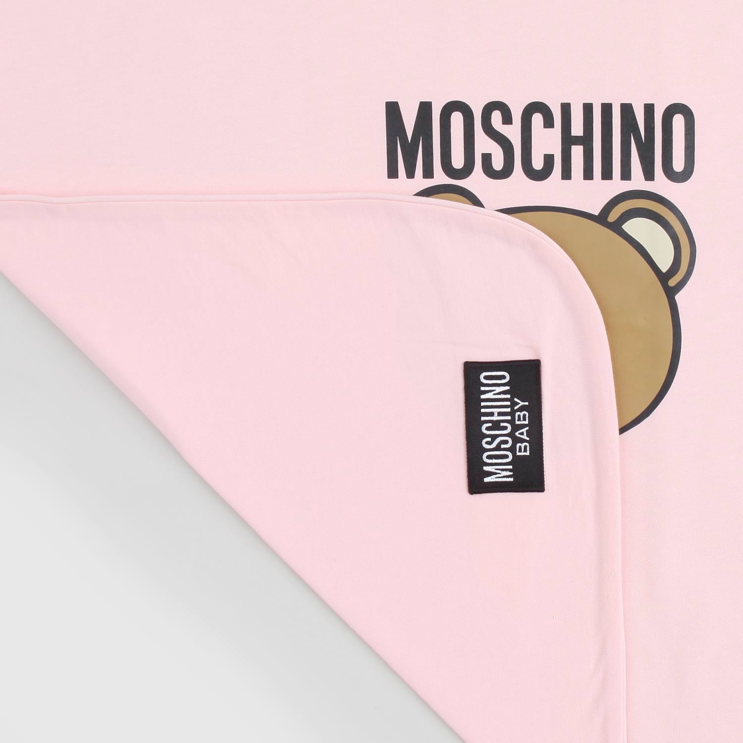 Copertina neonata rosa Teddy Bear e logo - annameglio.com abbigliamento moda