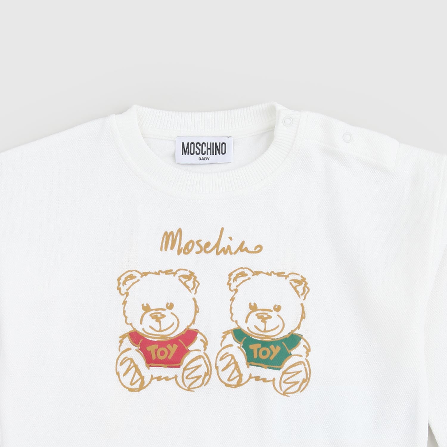 Felpa neonato con Teddy tricolore - annameglio.com abbigliamento moda