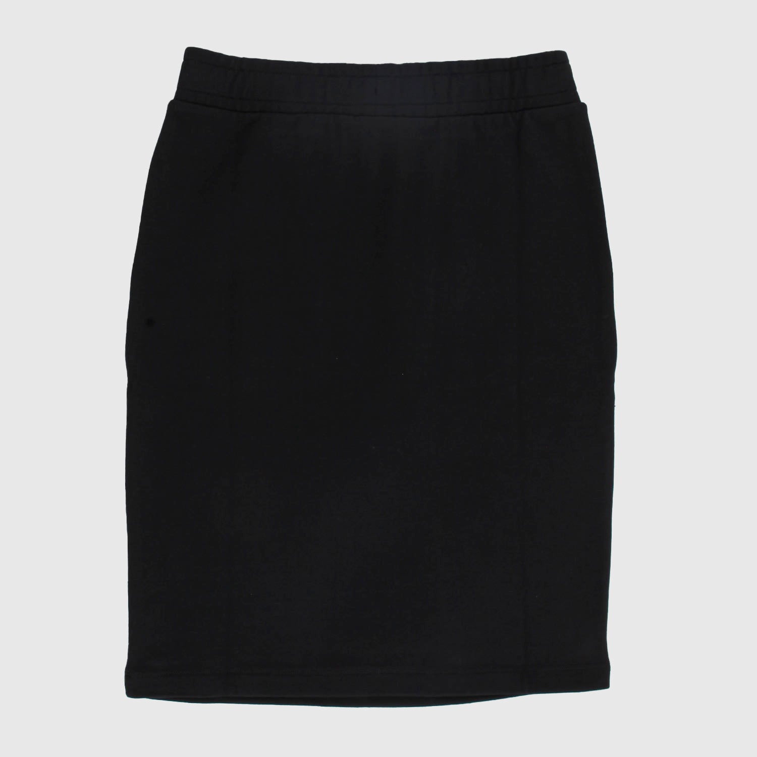 Gonna in tuta nera con logo ricamato - annameglio.com abbigliamento moda