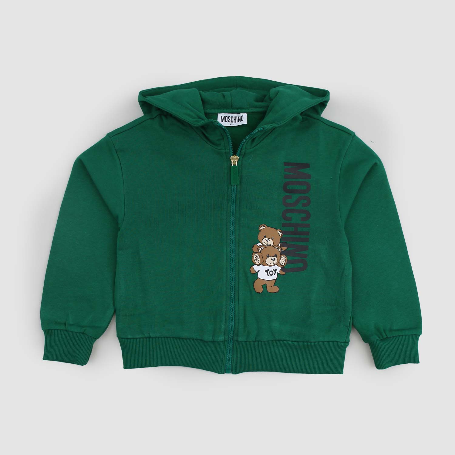 Felpa verde con cappuccio e zip - annameglio.com abbigliamento moda