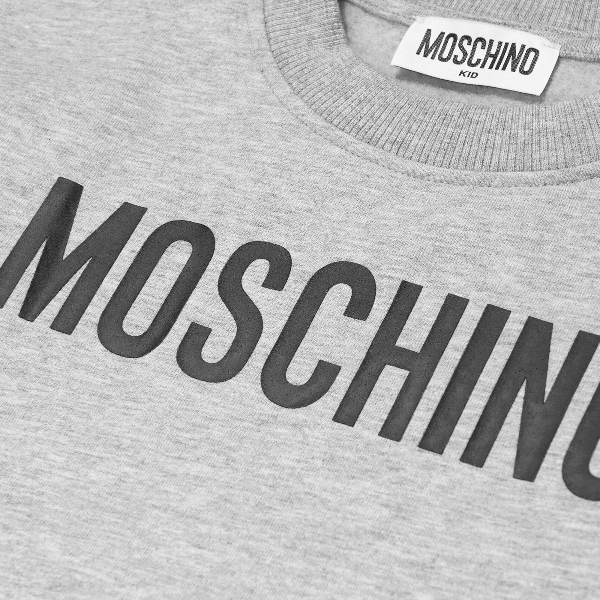 Felpa Grigia Firmata MOSCHINO - annameglio.com abbigliamento moda