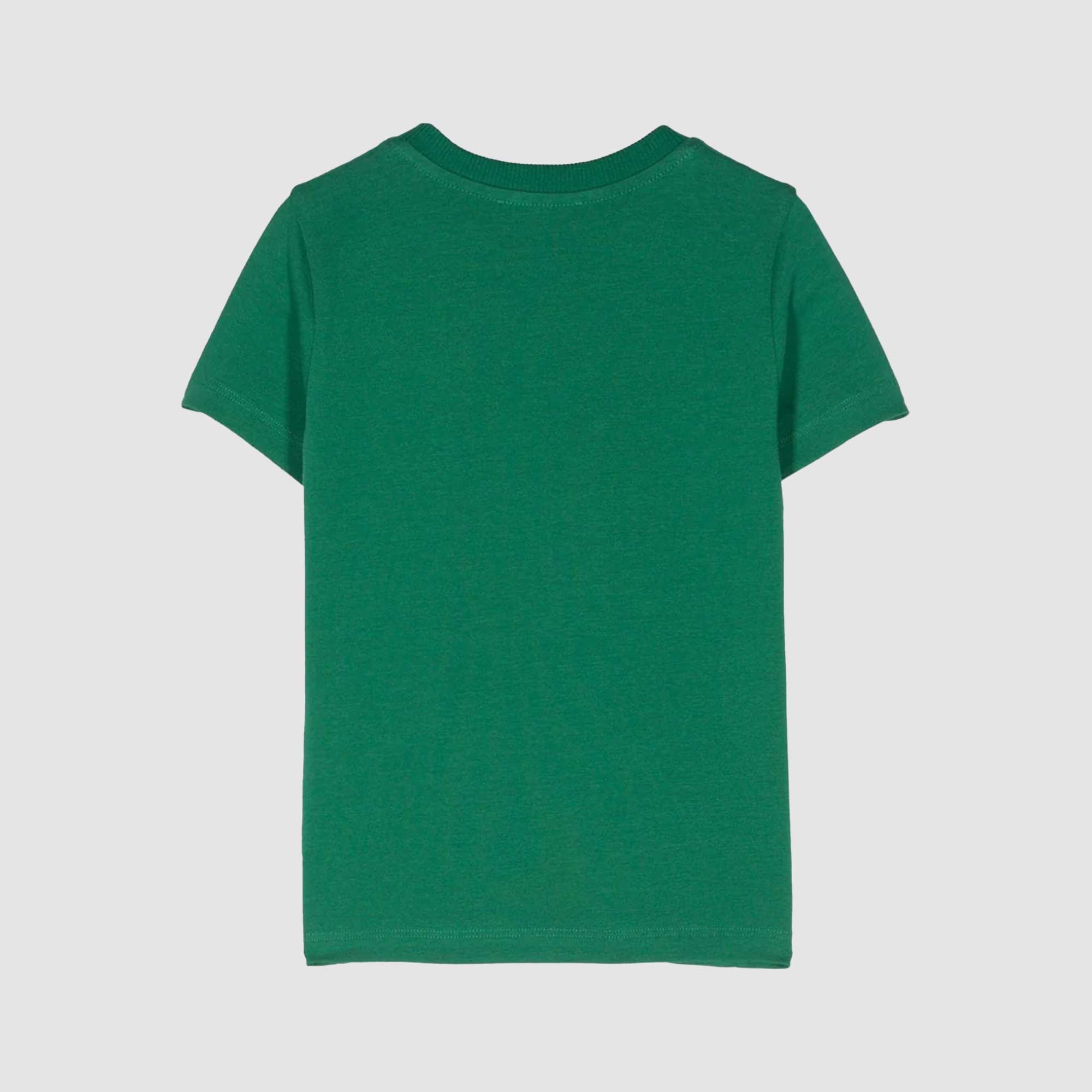 T-shirt Verde Firmata MOSCHINO KIDS - annameglio.com abbigliamento moda