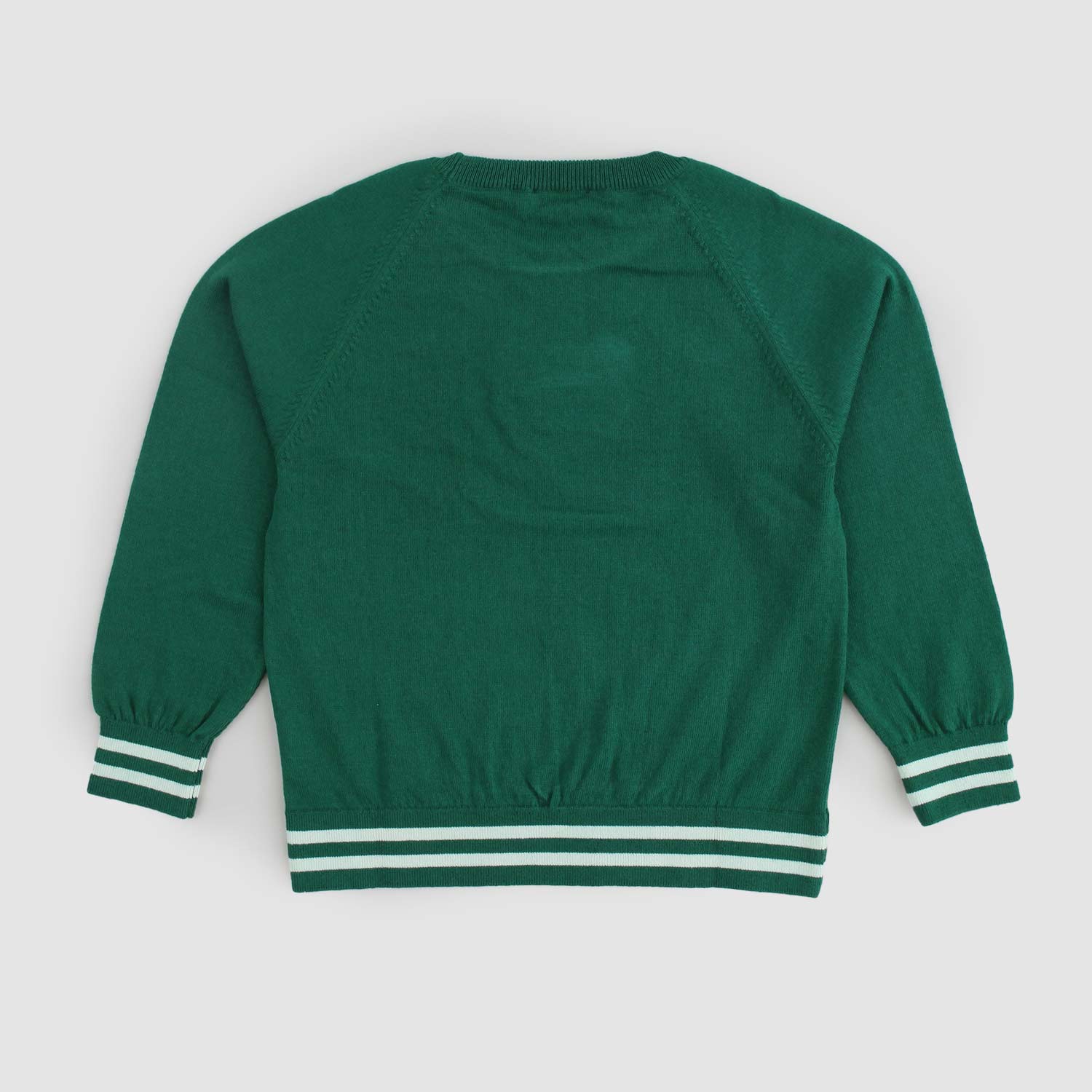 Felpa verde con stampa Teddy - annameglio.com abbigliamento moda