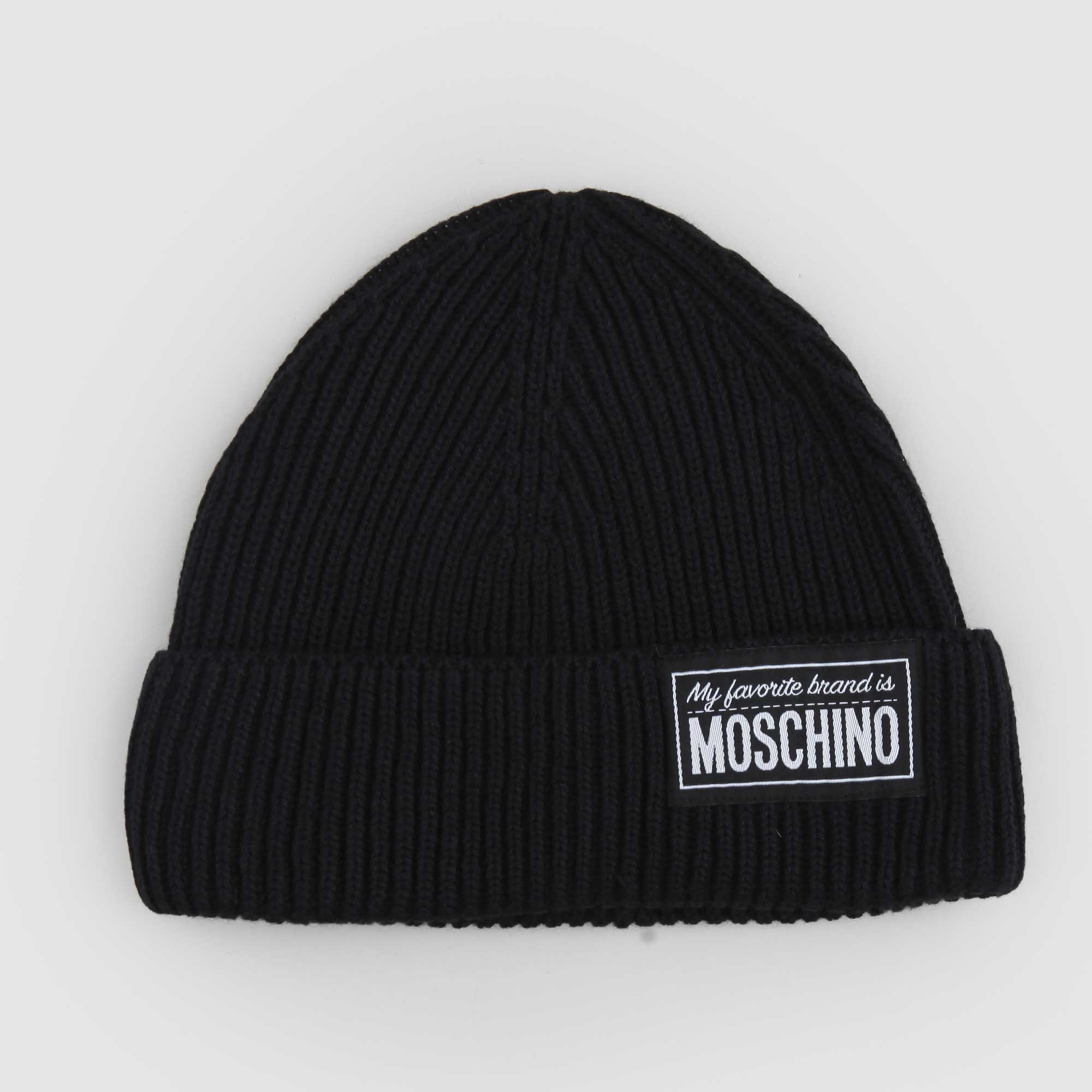 Berretto Con Applicazione Firmato Moschino - annameglio.com abbigliamento moda