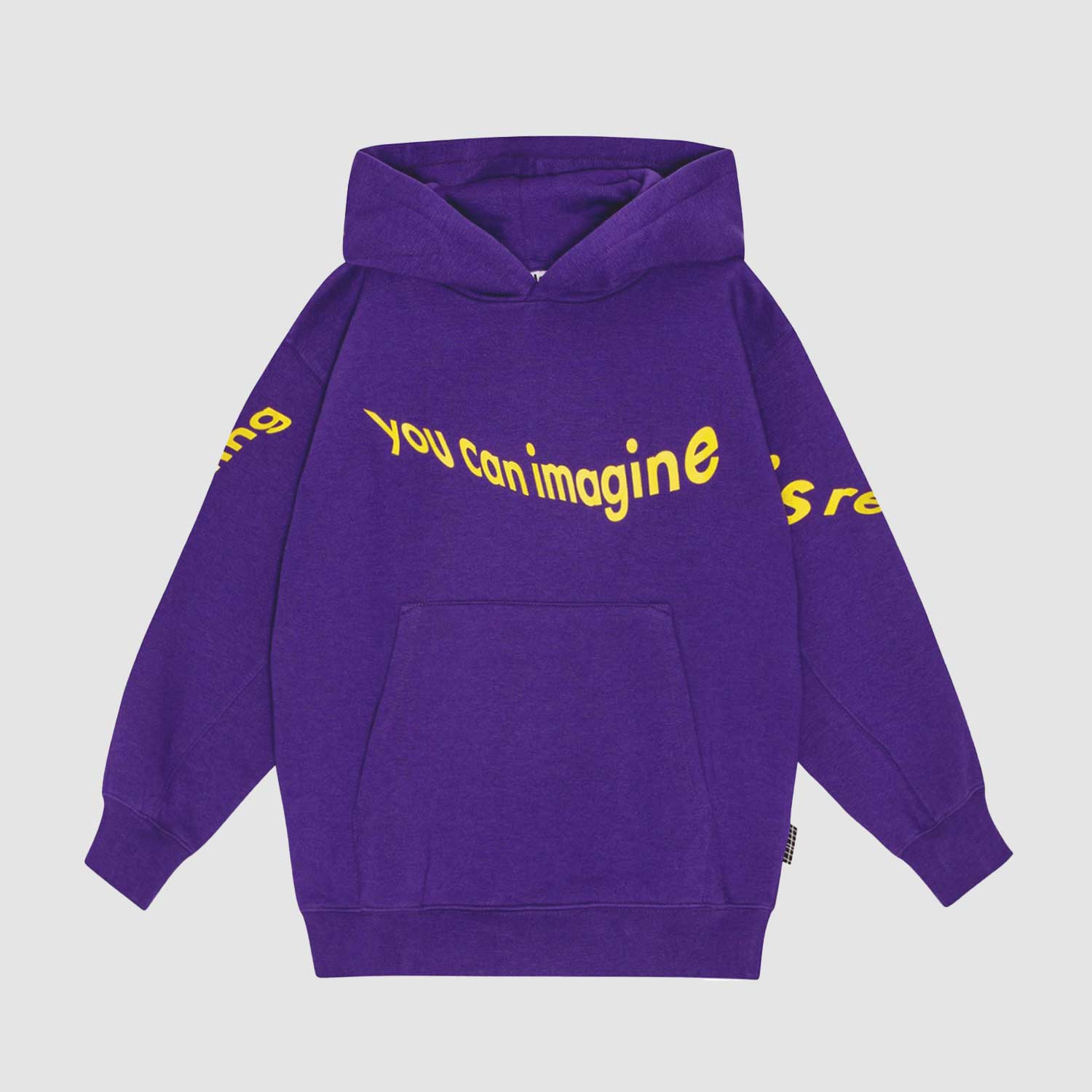 Felpa Maxx viola con cappuccio e stampa - annameglio.com abbigliamento moda